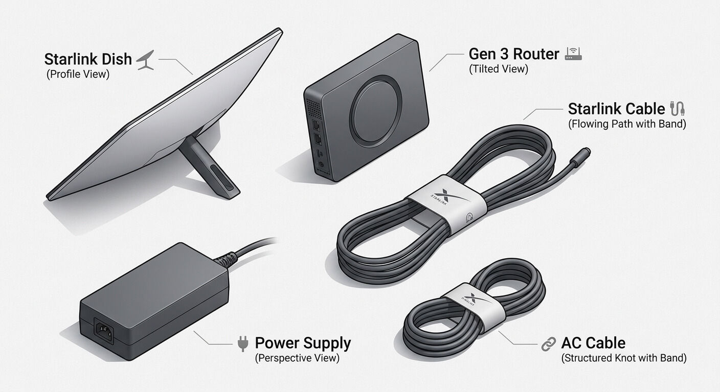 Starlink Gen 3 Installation Kit