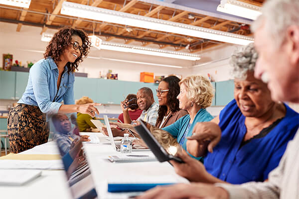 Community center offering free public Wi-Fi