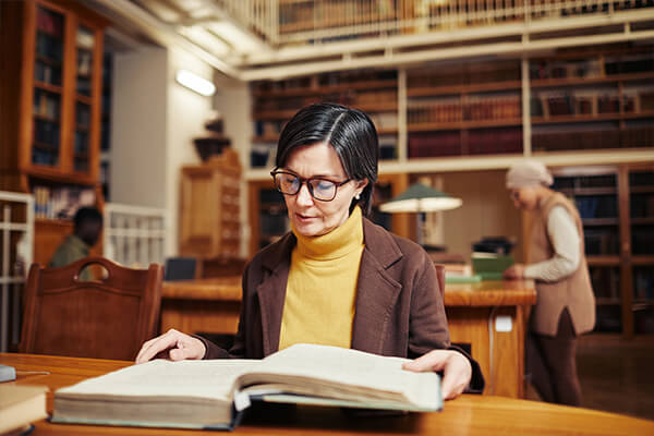 Public library offering free Wi-Fi