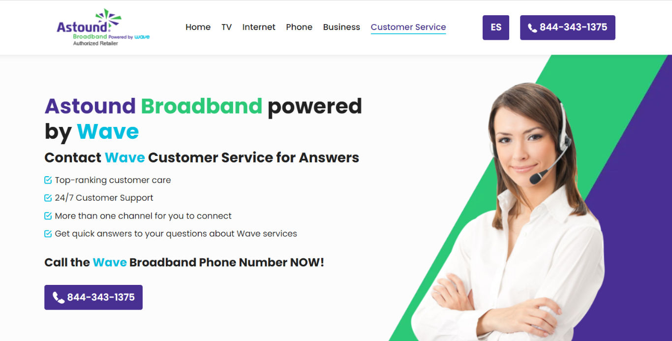 Astound Broadband powered by Wave Broadband Customer Service