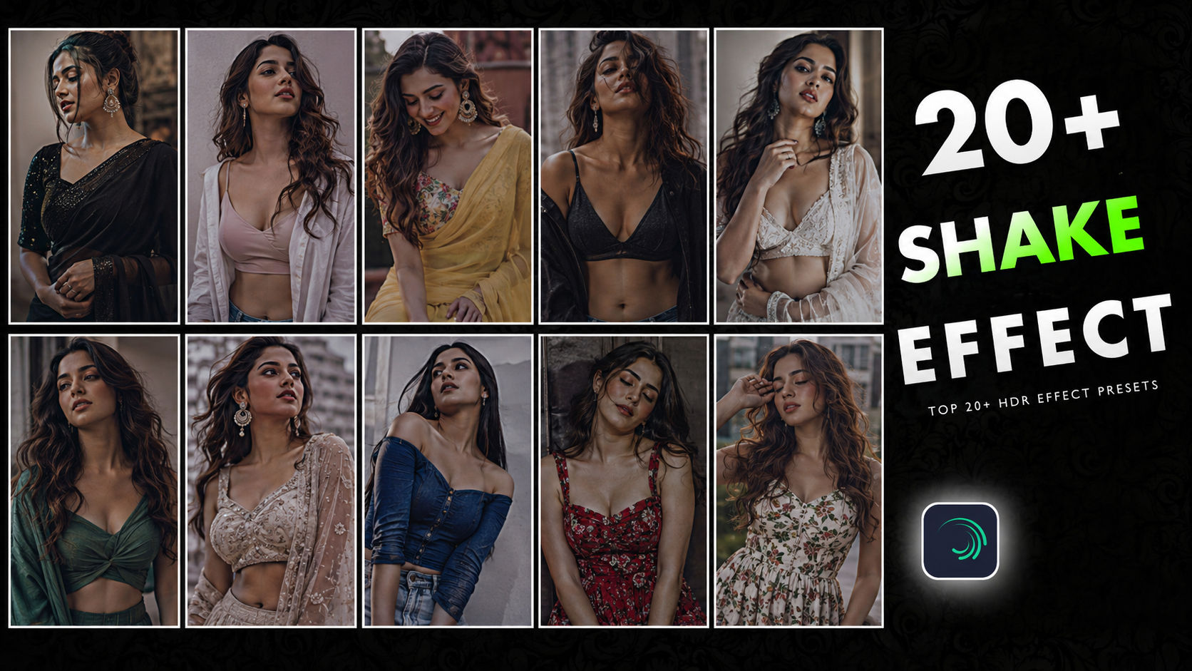 20+ HDR Shake Effect Presets Free Download for Alight Motion & Photo Editing