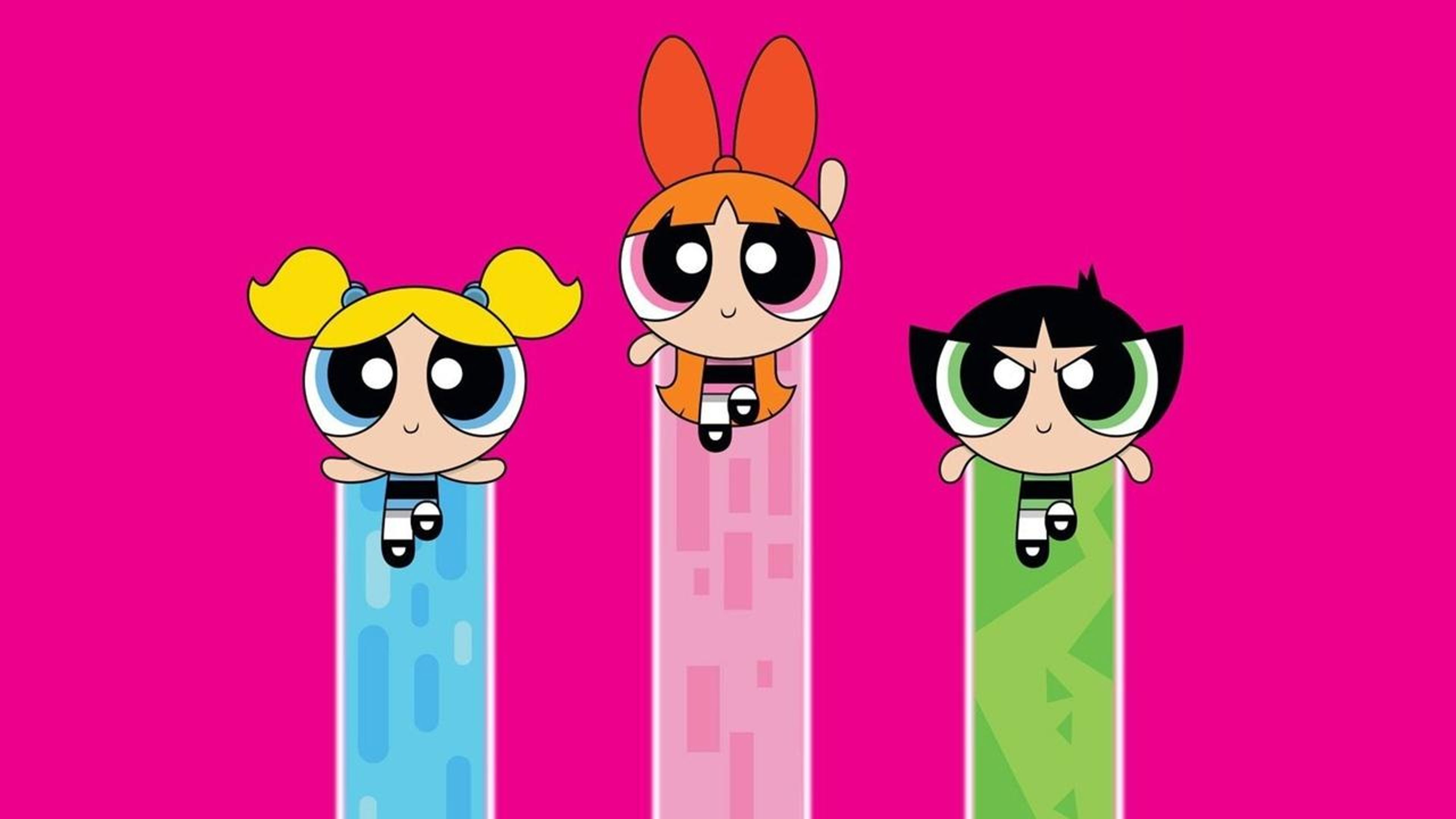 Backdrop of The Powerpuff Girls