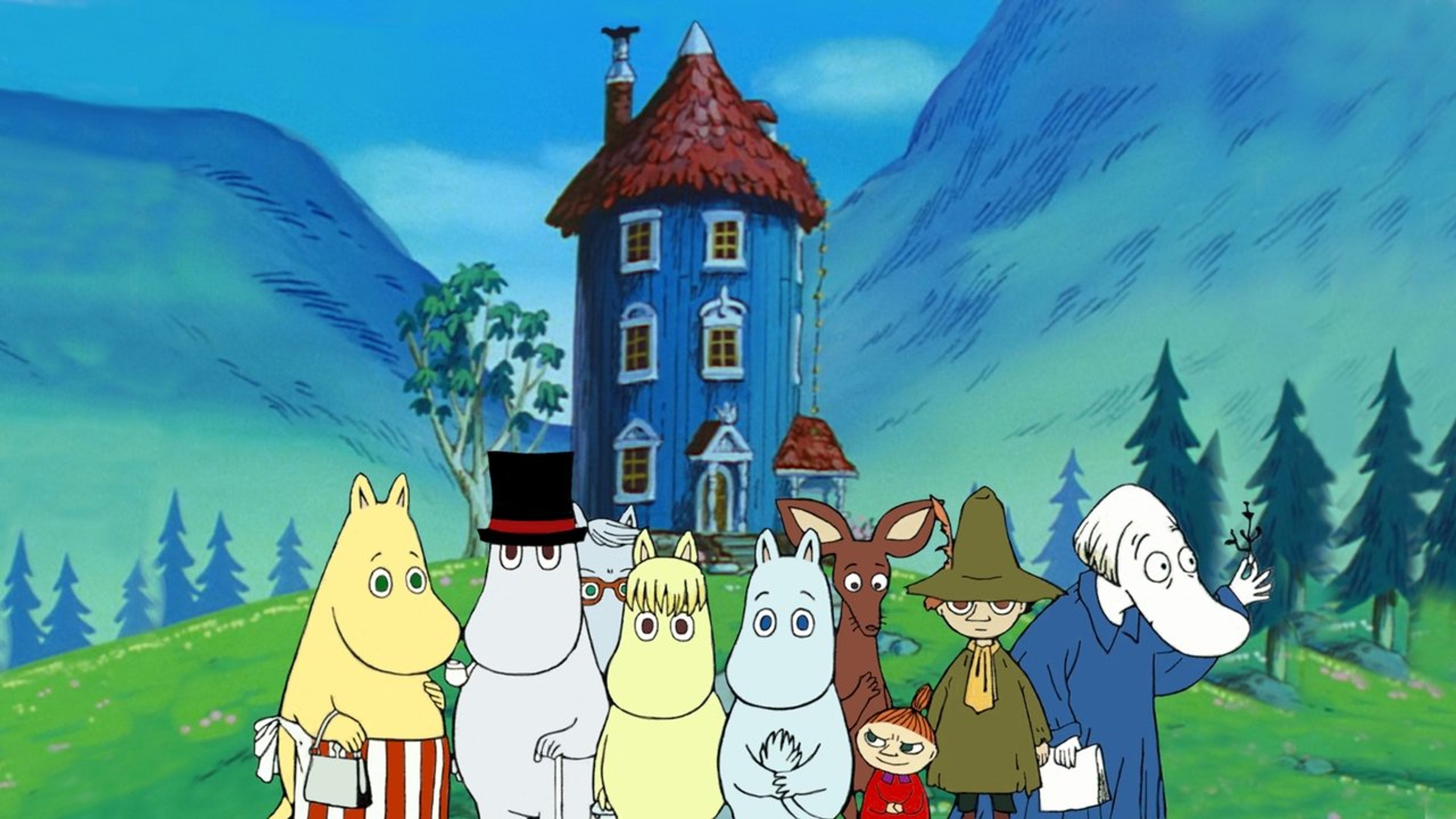Backdrop of Moomin