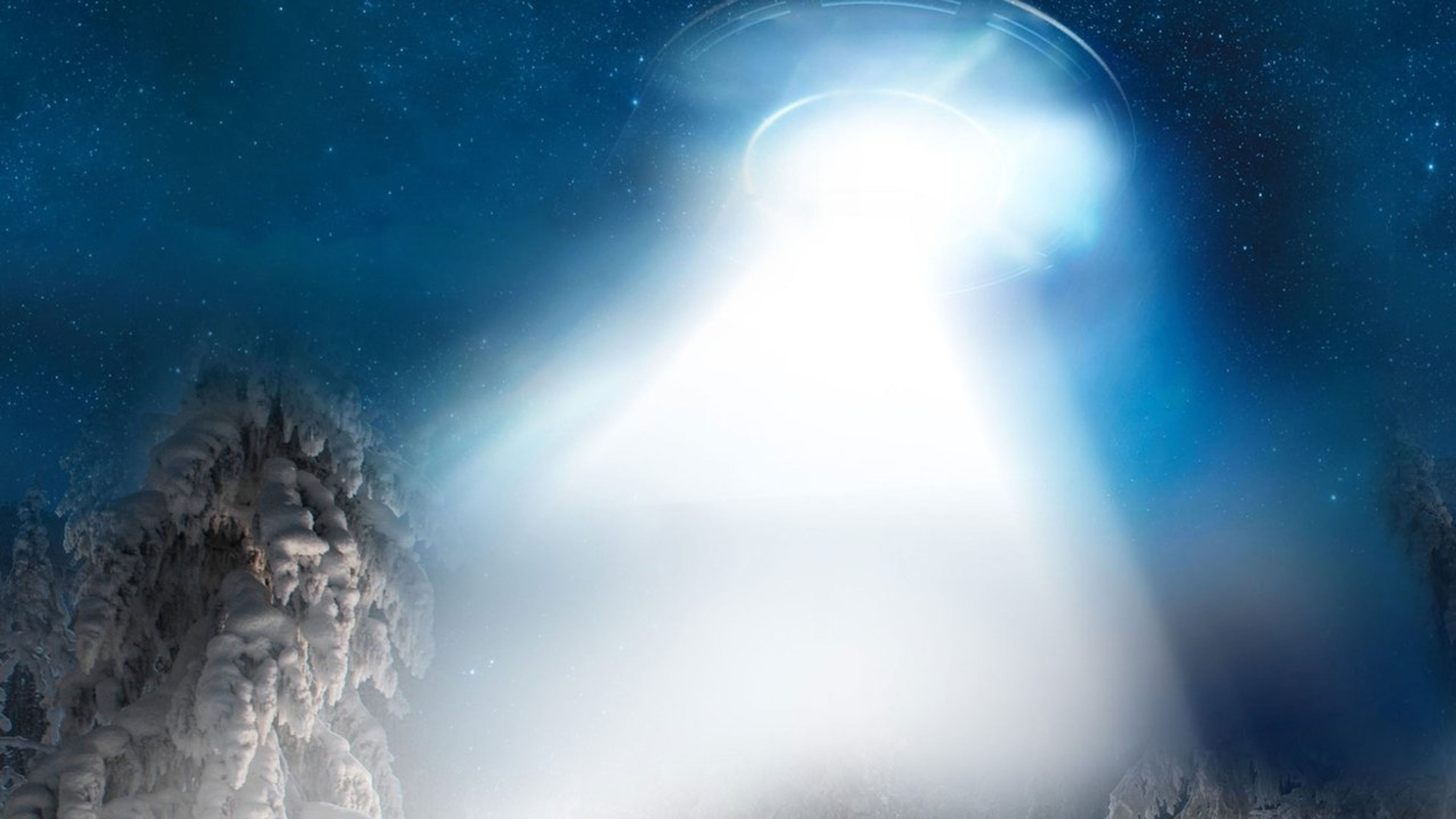 Backdrop of Aliens In Alaska