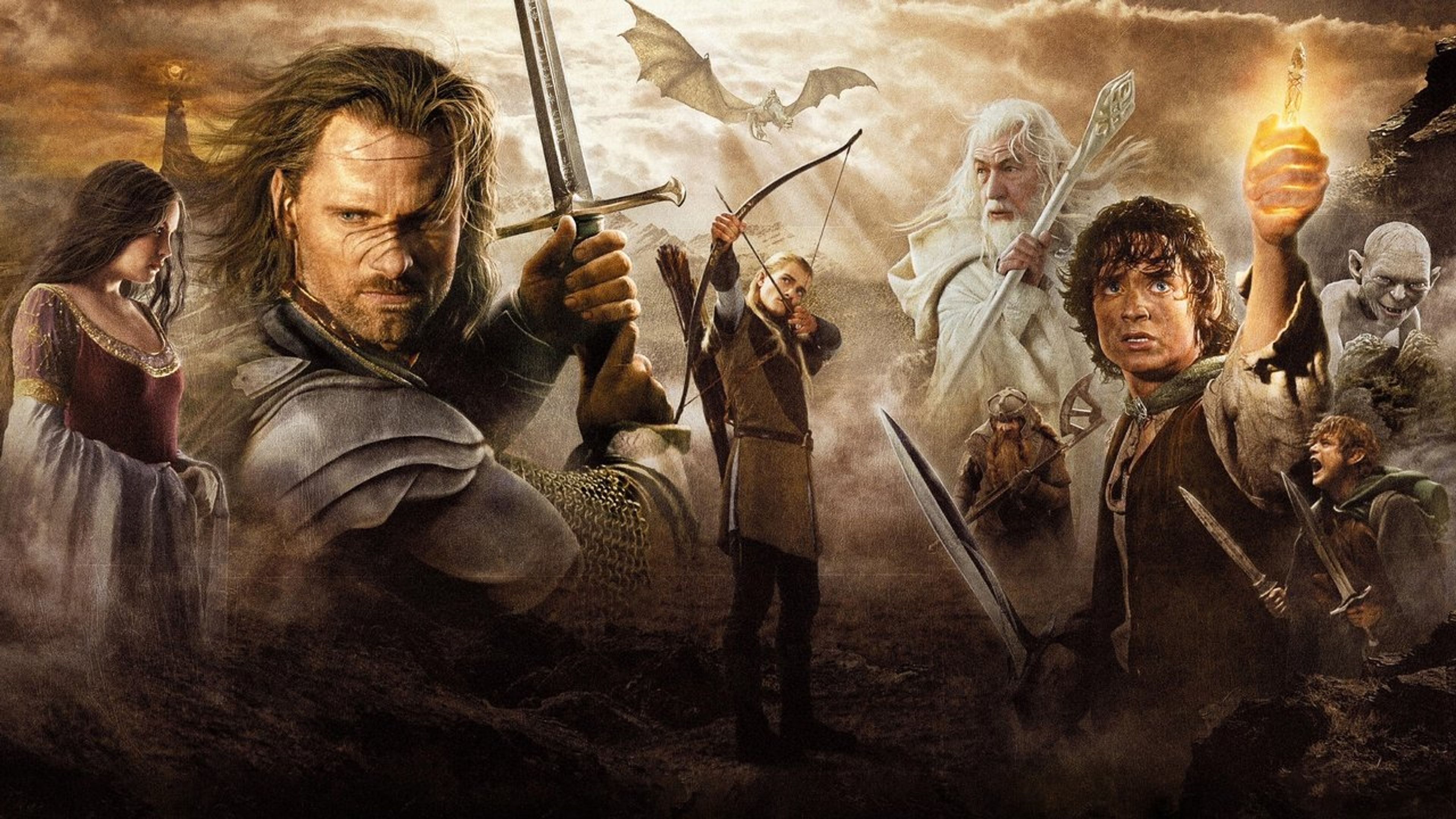 Backdrop of The Lord of the Rings: The Return of the King