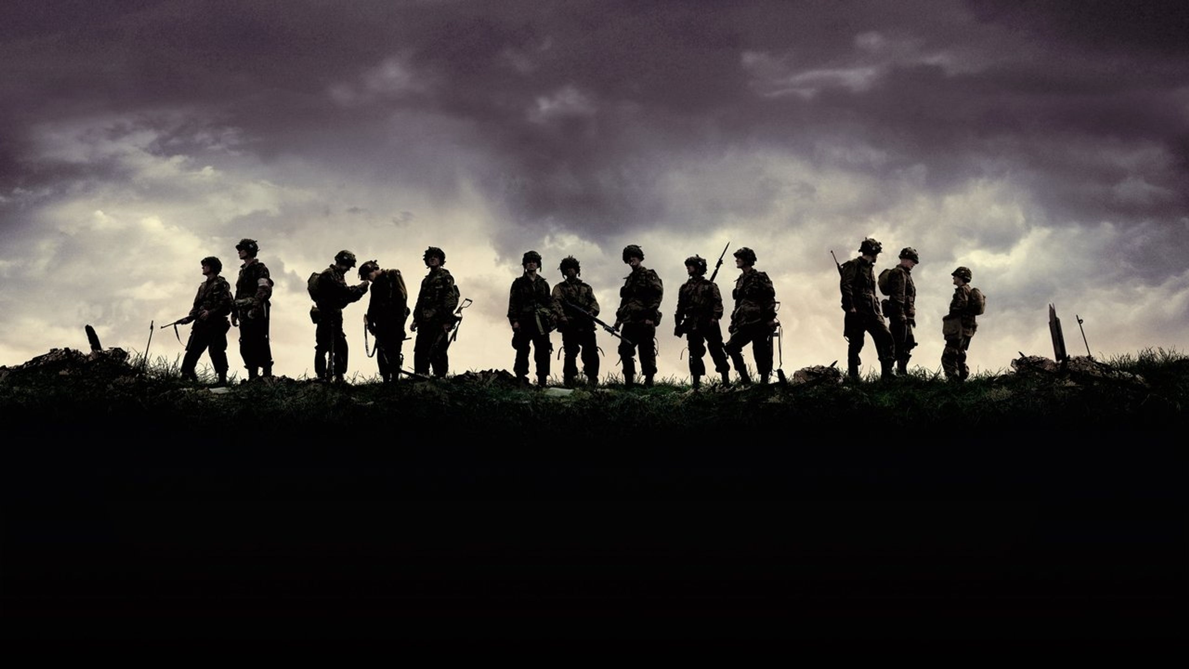 Backdrop of Band of Brothers