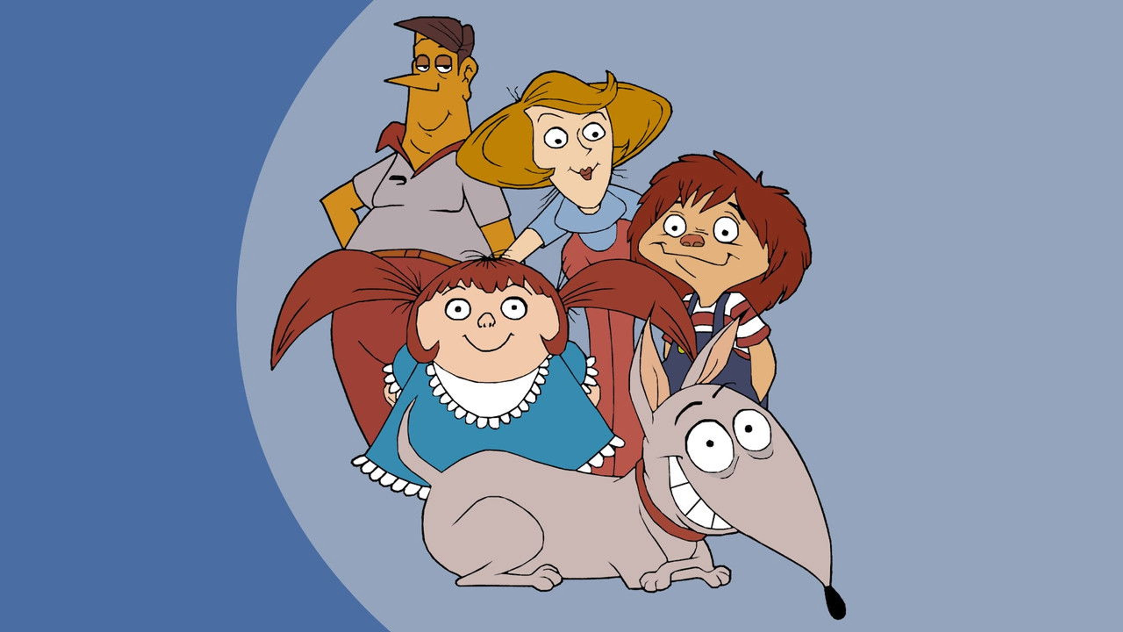 Backdrop of Family Dog