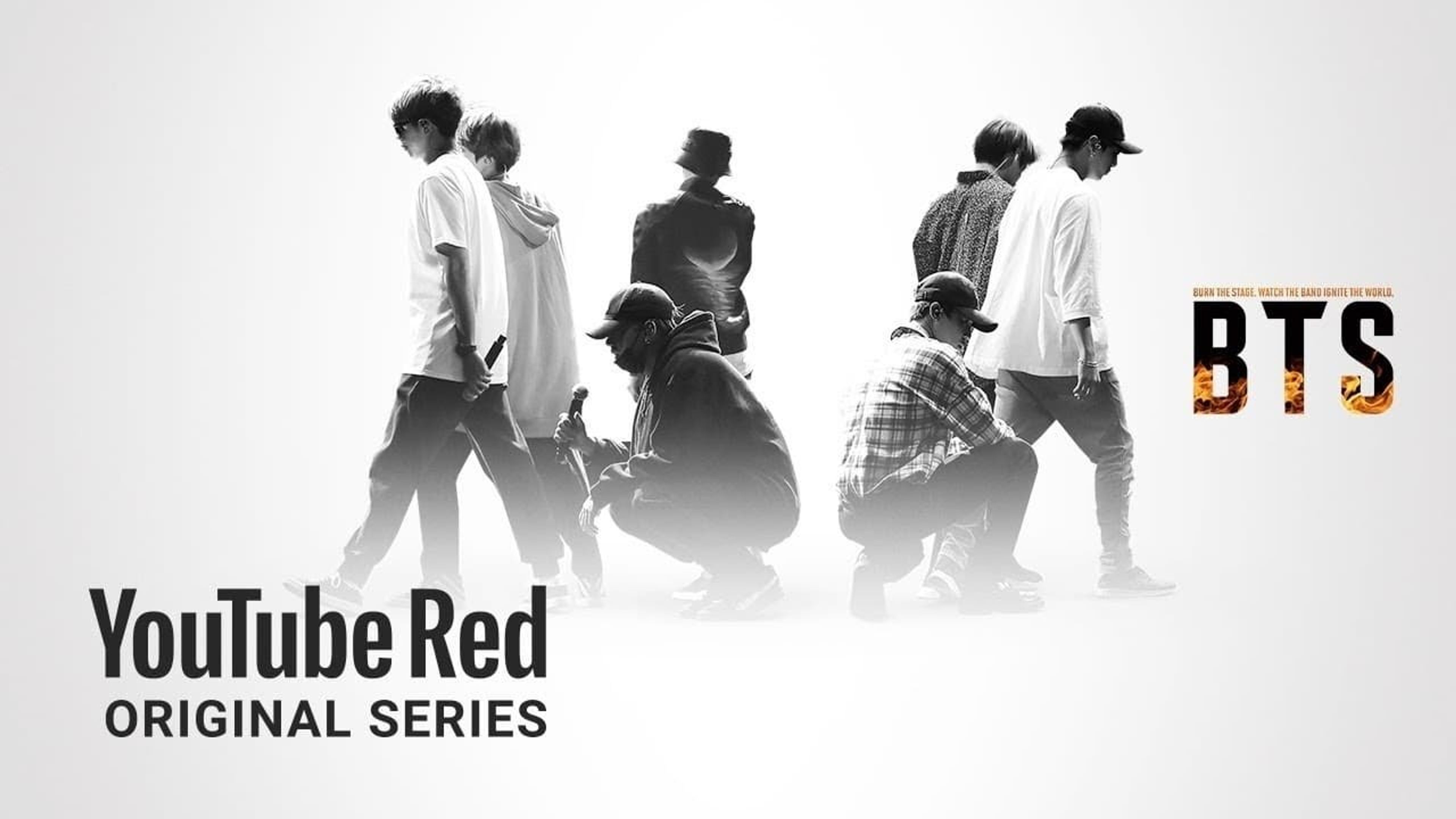 Backdrop of BTS: Burn the Stage