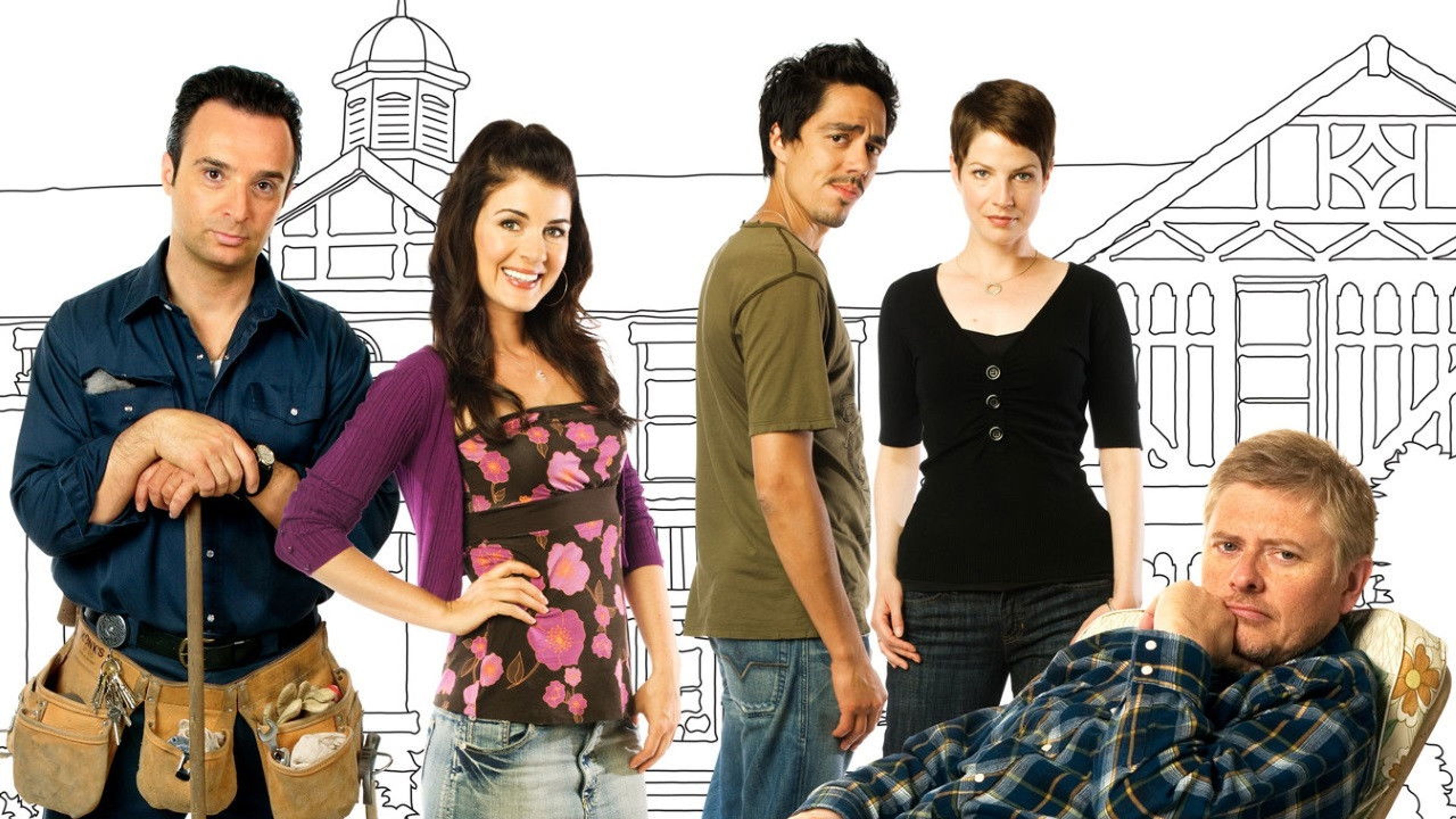 Backdrop of Robson Arms