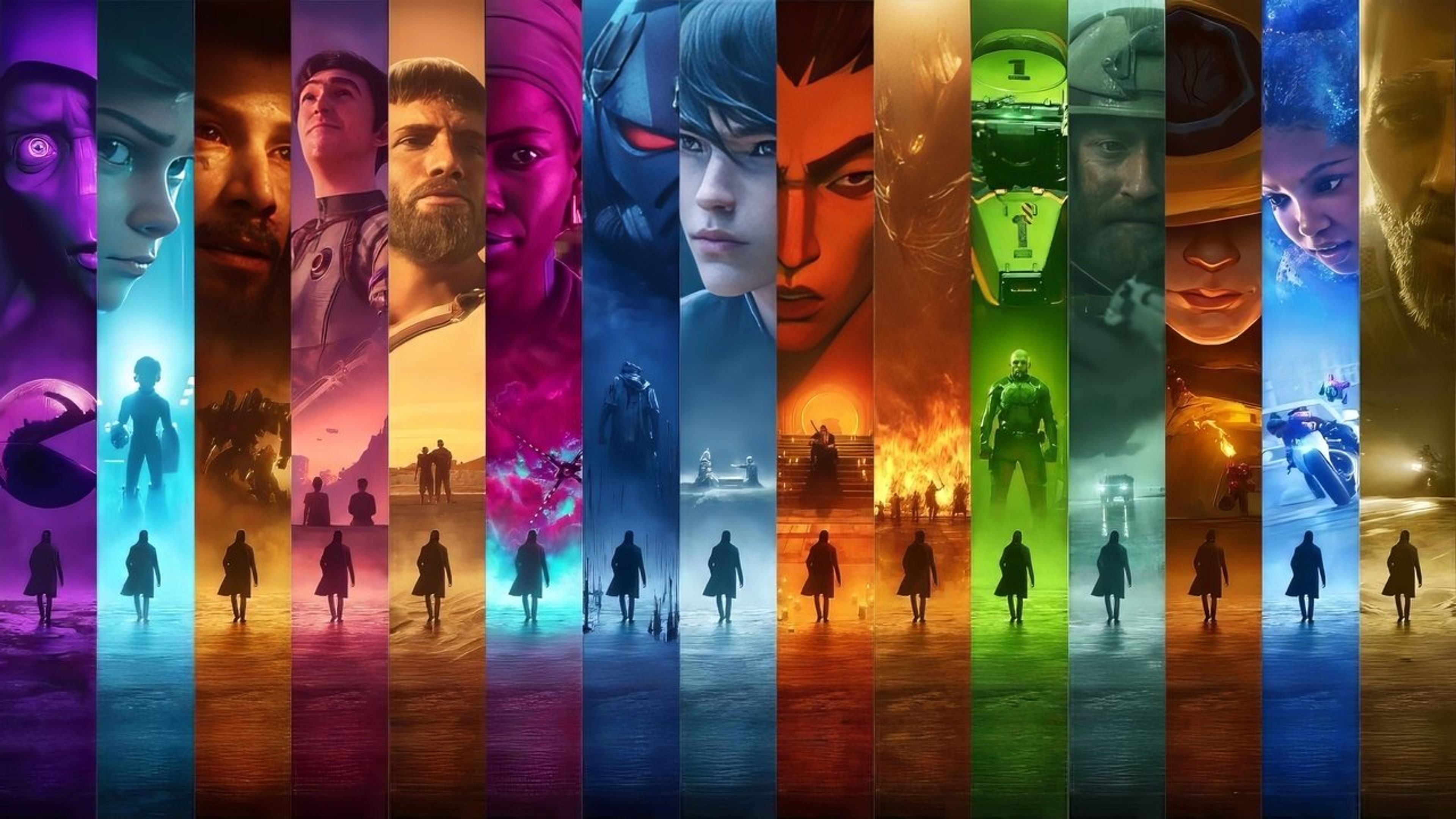 Backdrop of Secret Level