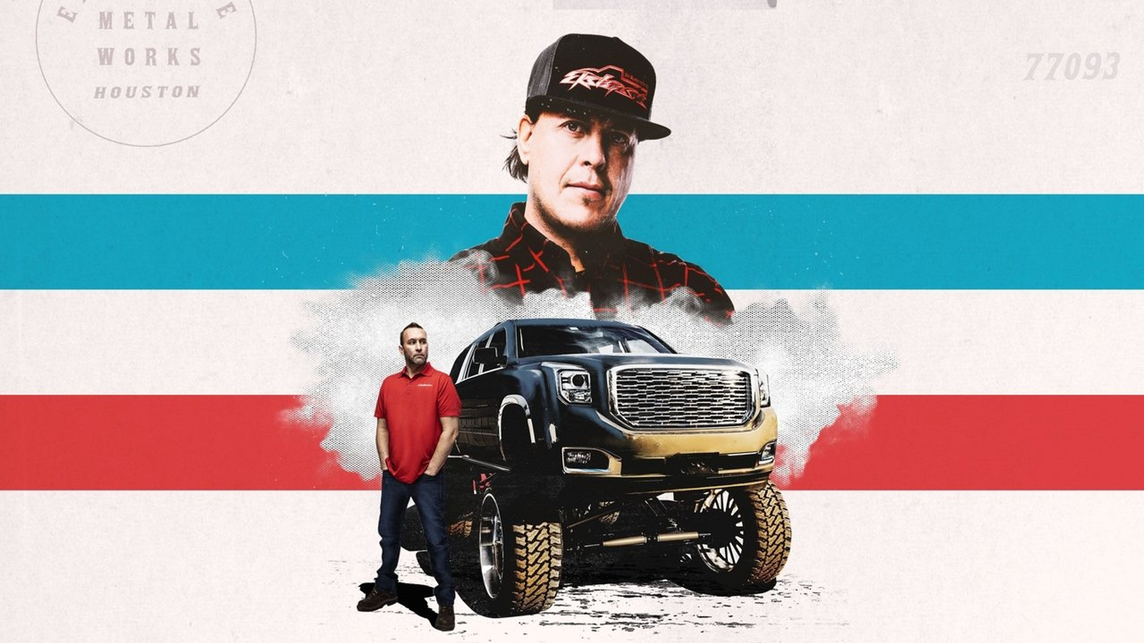 Backdrop of Texas Metal