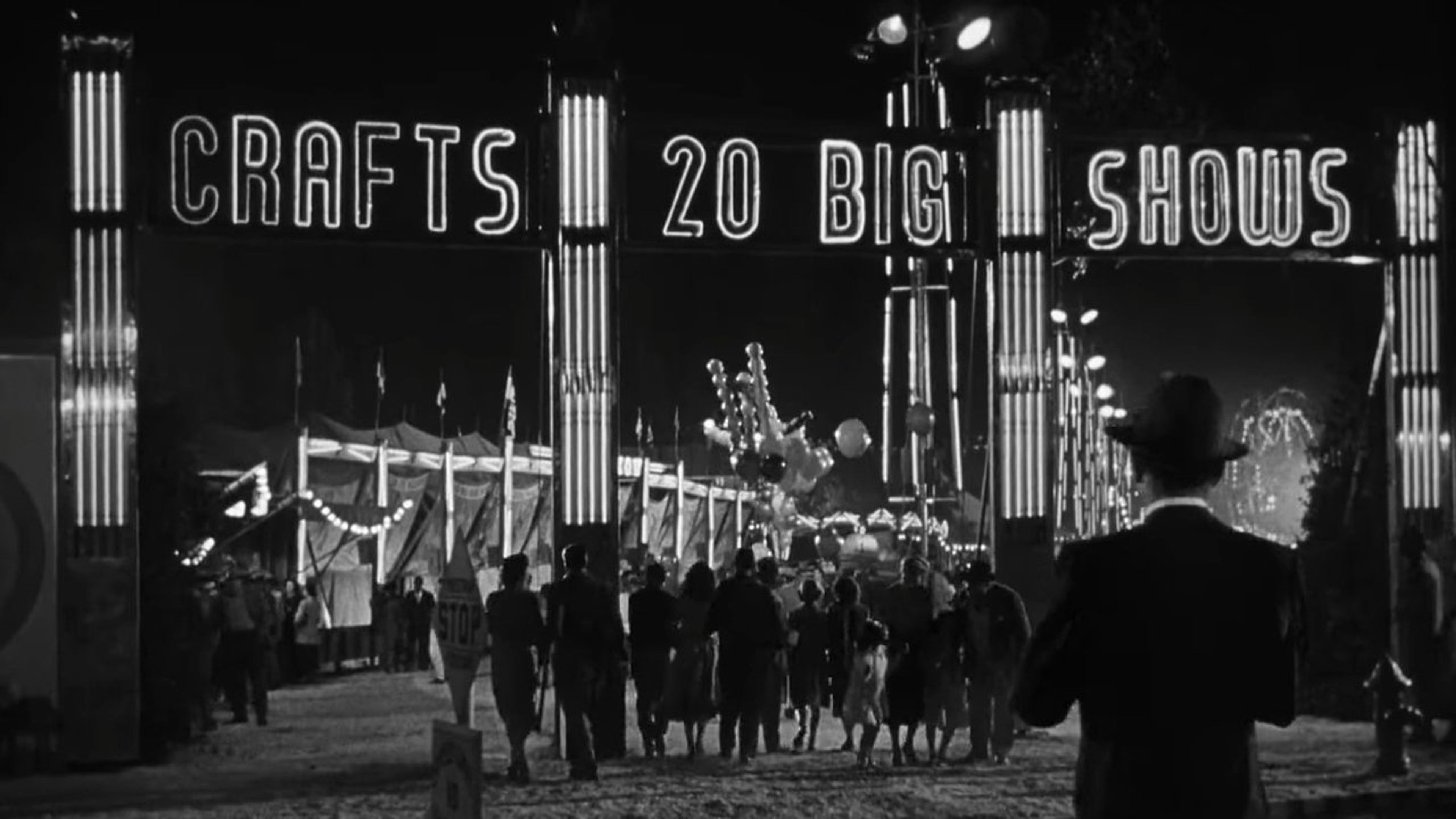 Backdrop of Strangers on a Train