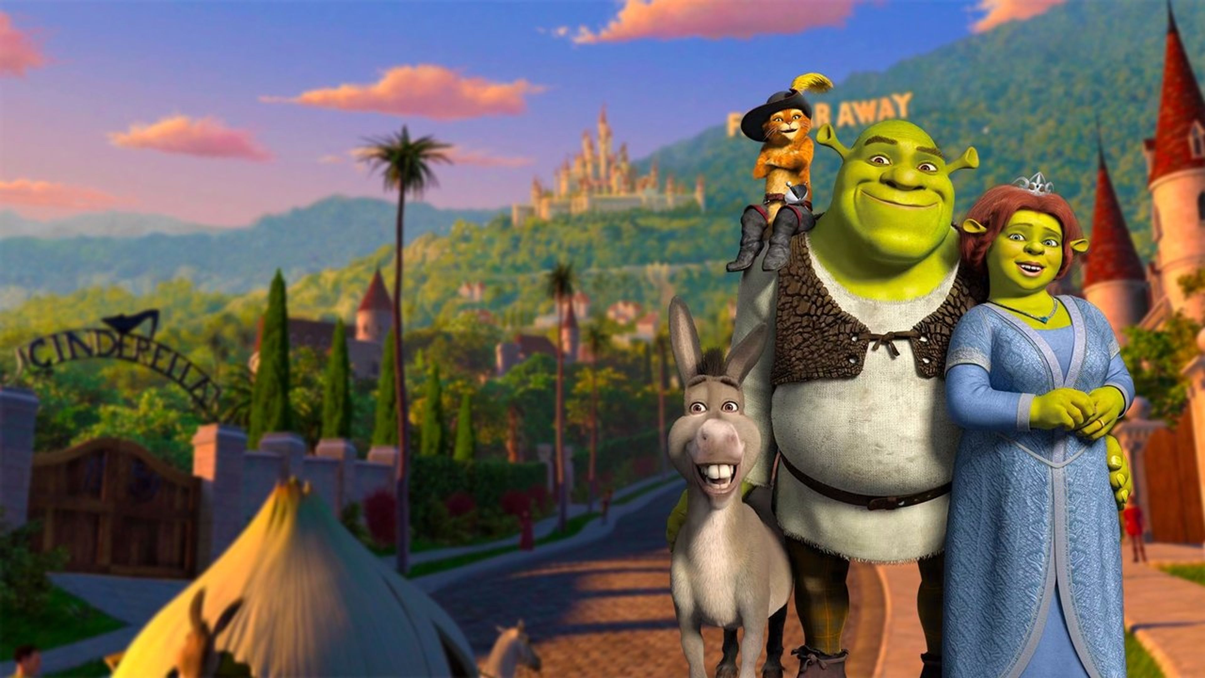 Backdrop of Shrek 2