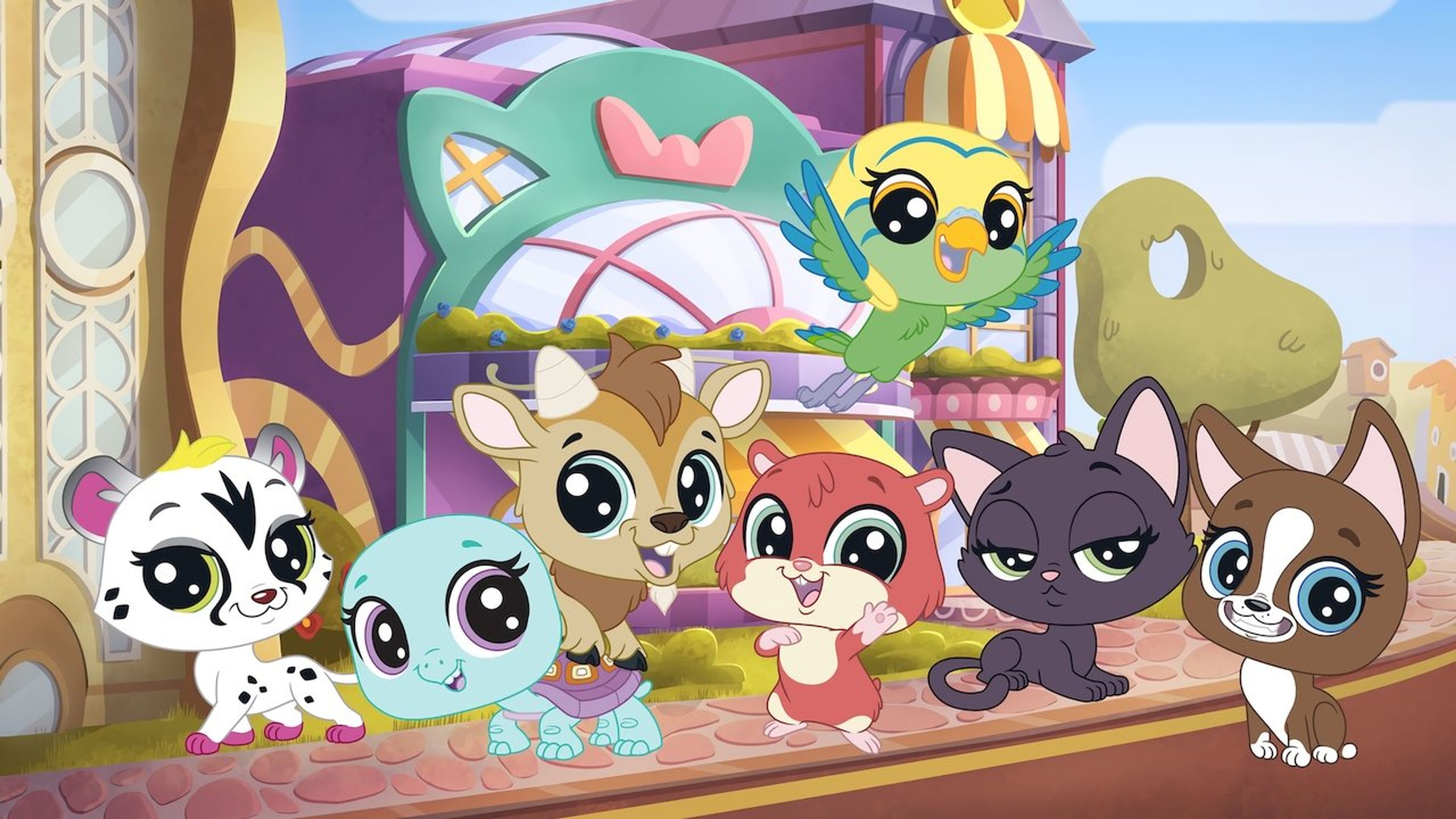 Backdrop of Littlest Pet Shop: A World of Our Own