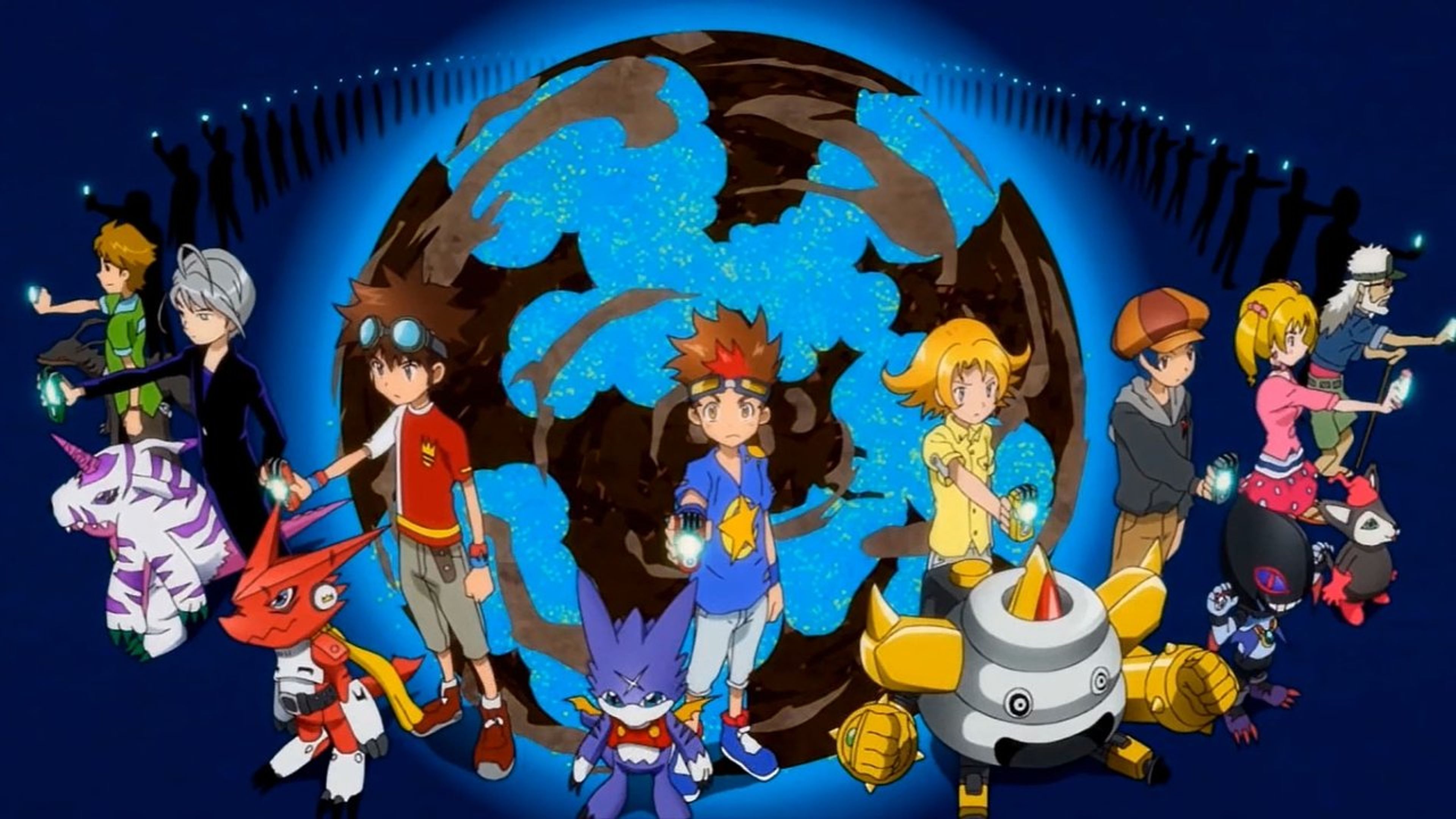 Backdrop of Digimon Fusion