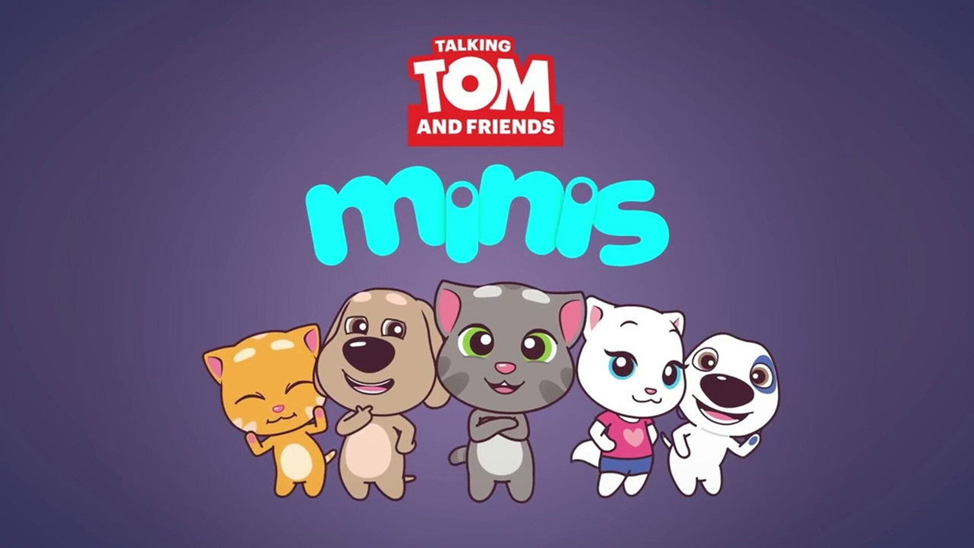 Backdrop of Talking Tom and Friends Minis