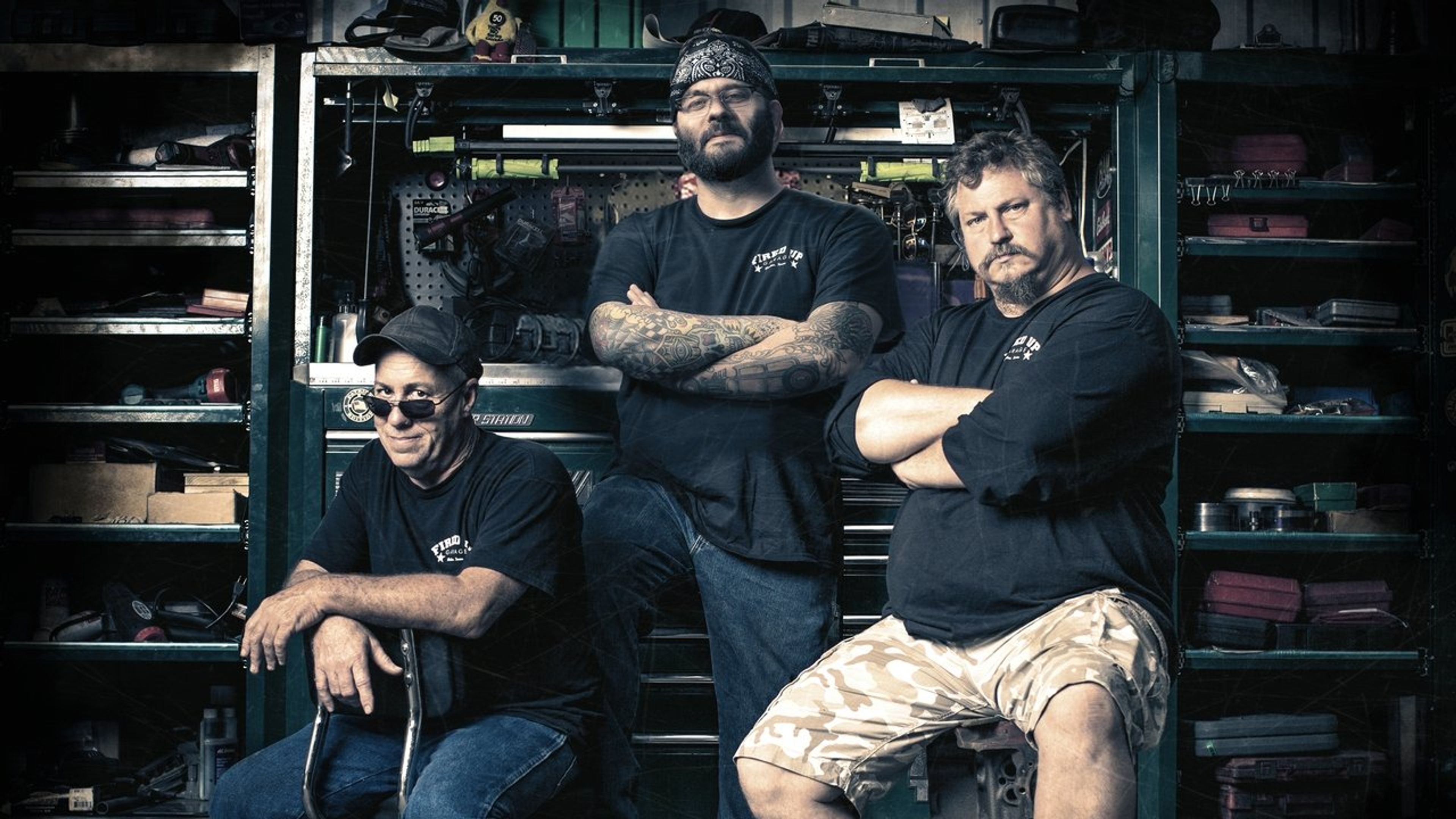 Backdrop of Misfit Garage