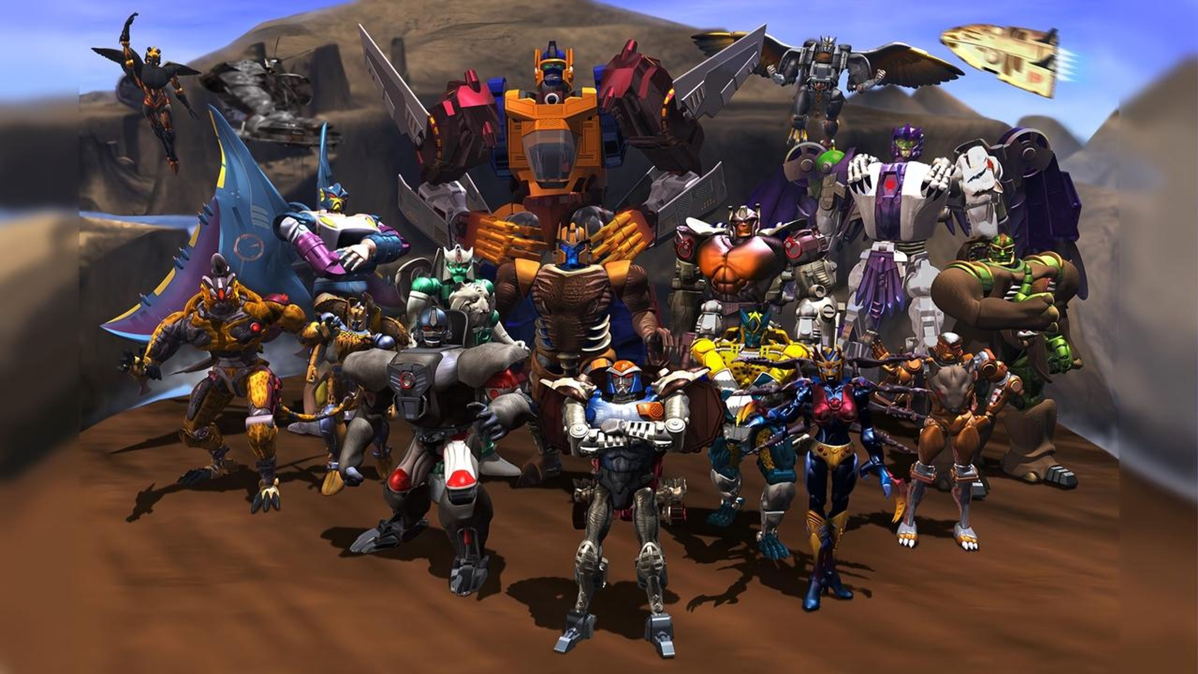 Backdrop of Beast Wars: Transformers