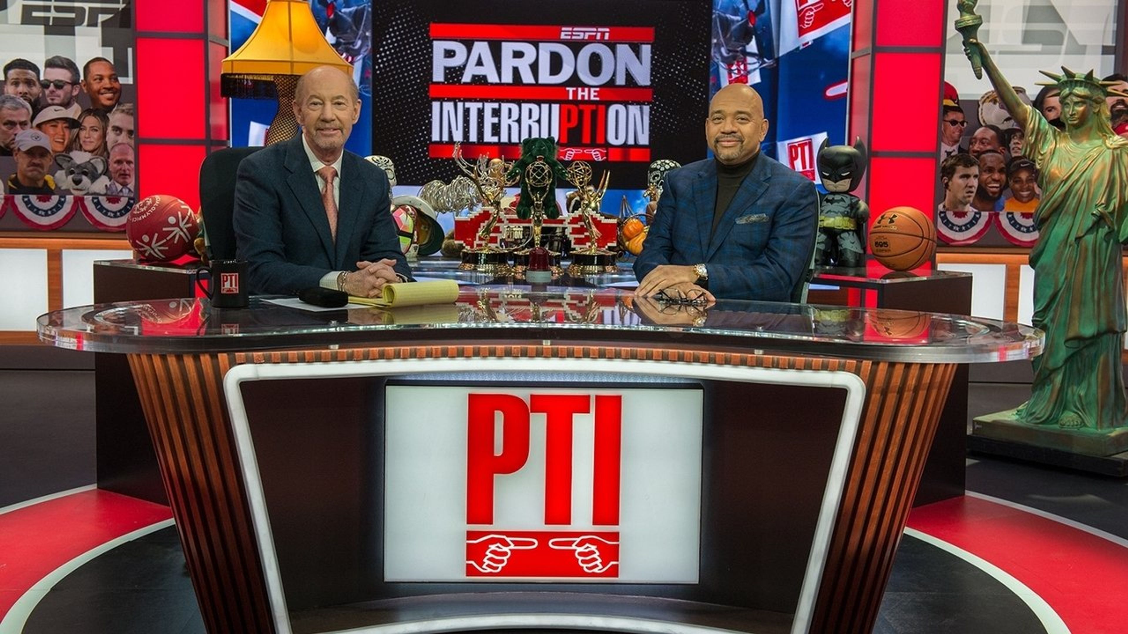 Backdrop of Pardon the Interruption