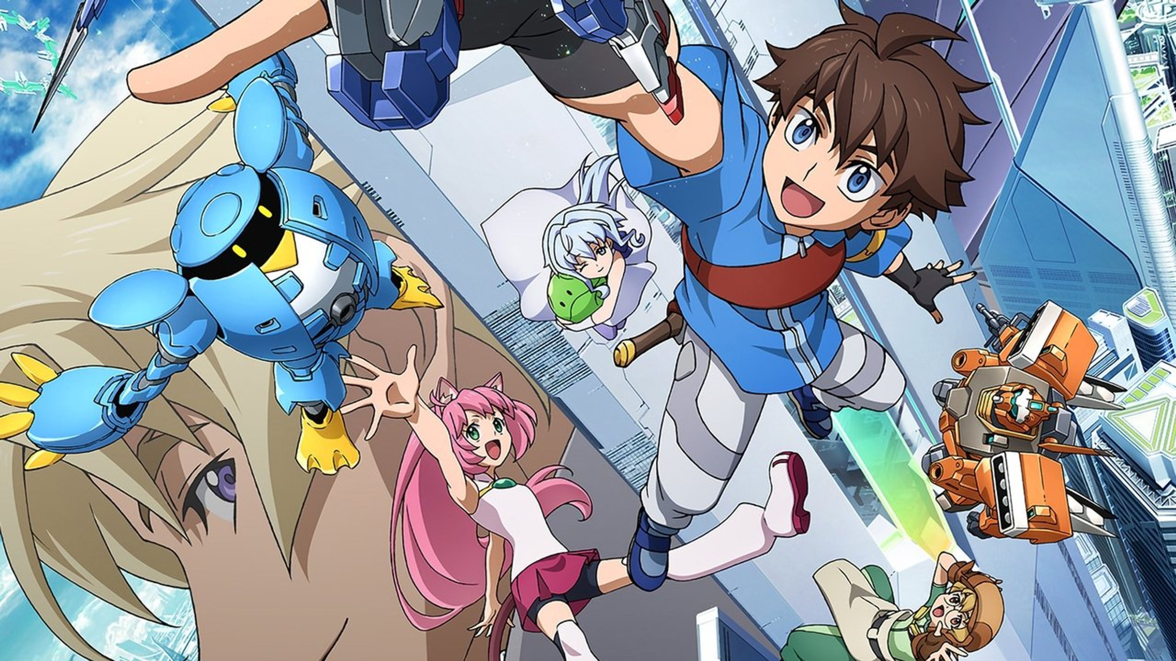 Backdrop of Gundam Build Divers