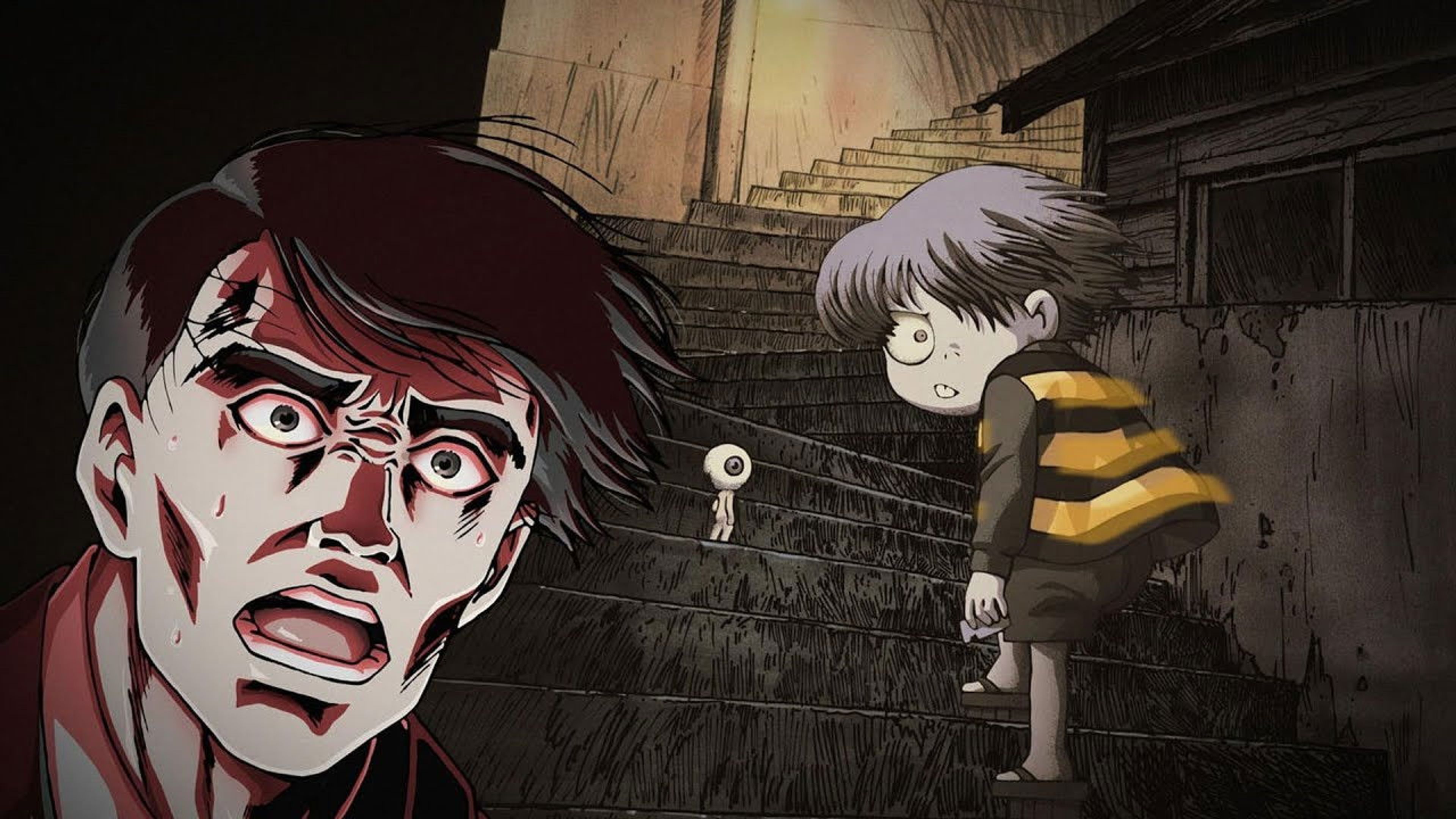 Backdrop of Graveyard Kitaro