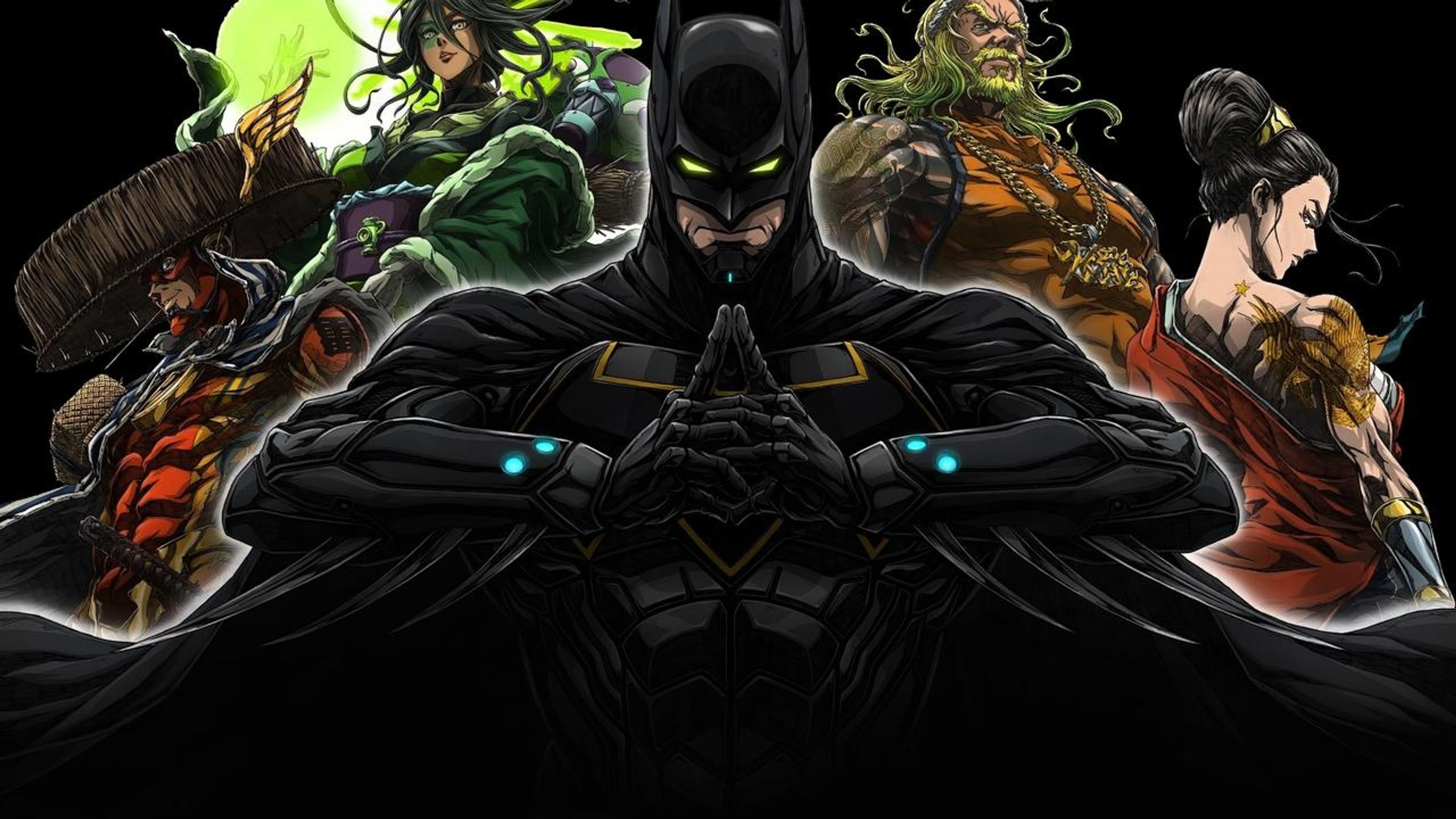 Backdrop of Batman Ninja vs. Yakuza League