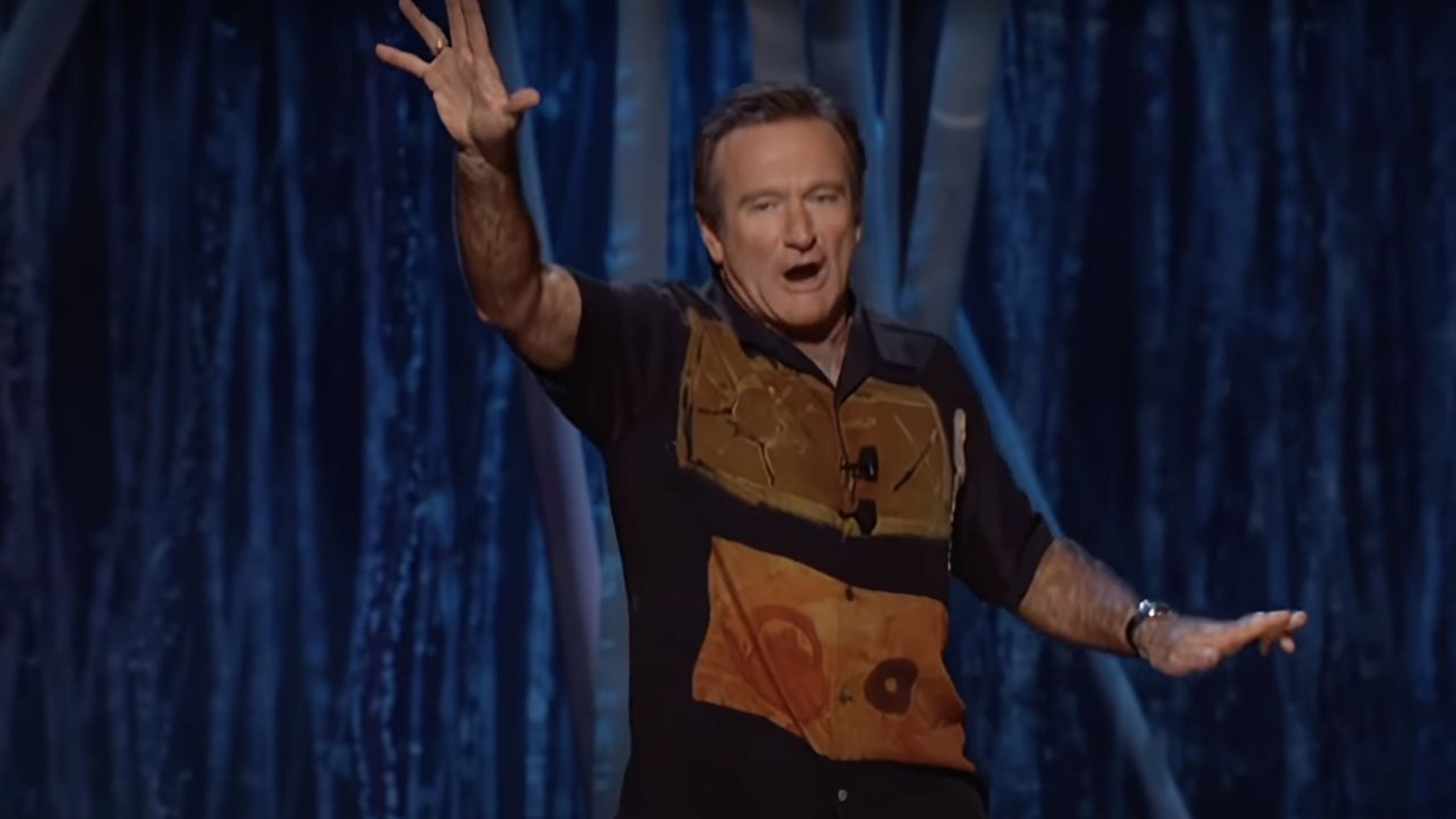 Backdrop of Robin Williams: Live on Broadway