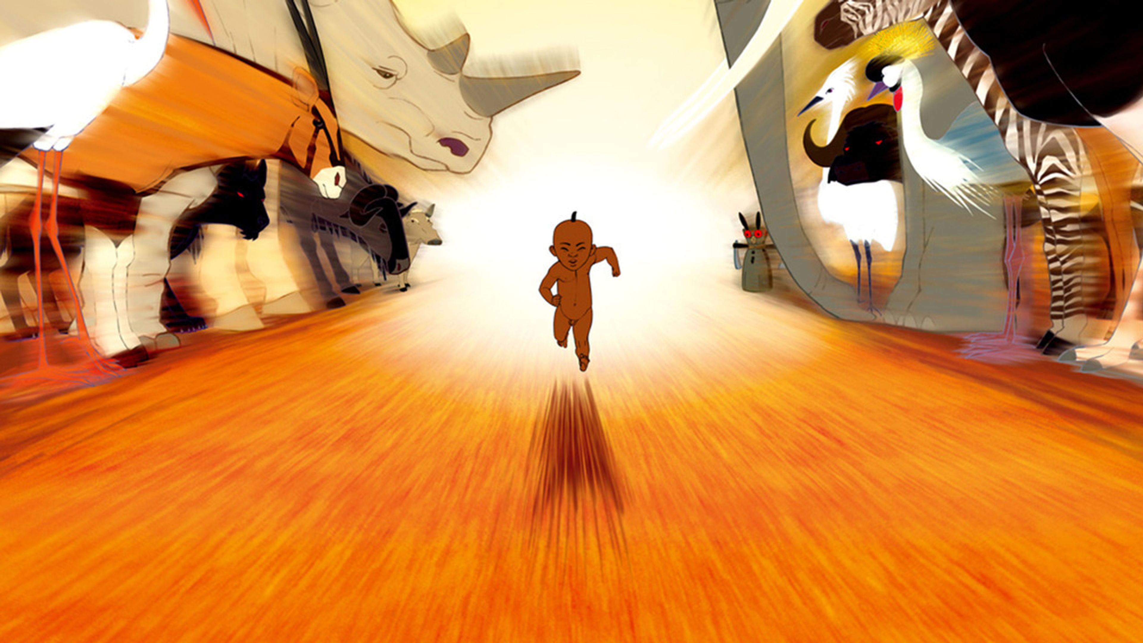 Backdrop of Kirikou and the Wild Beasts