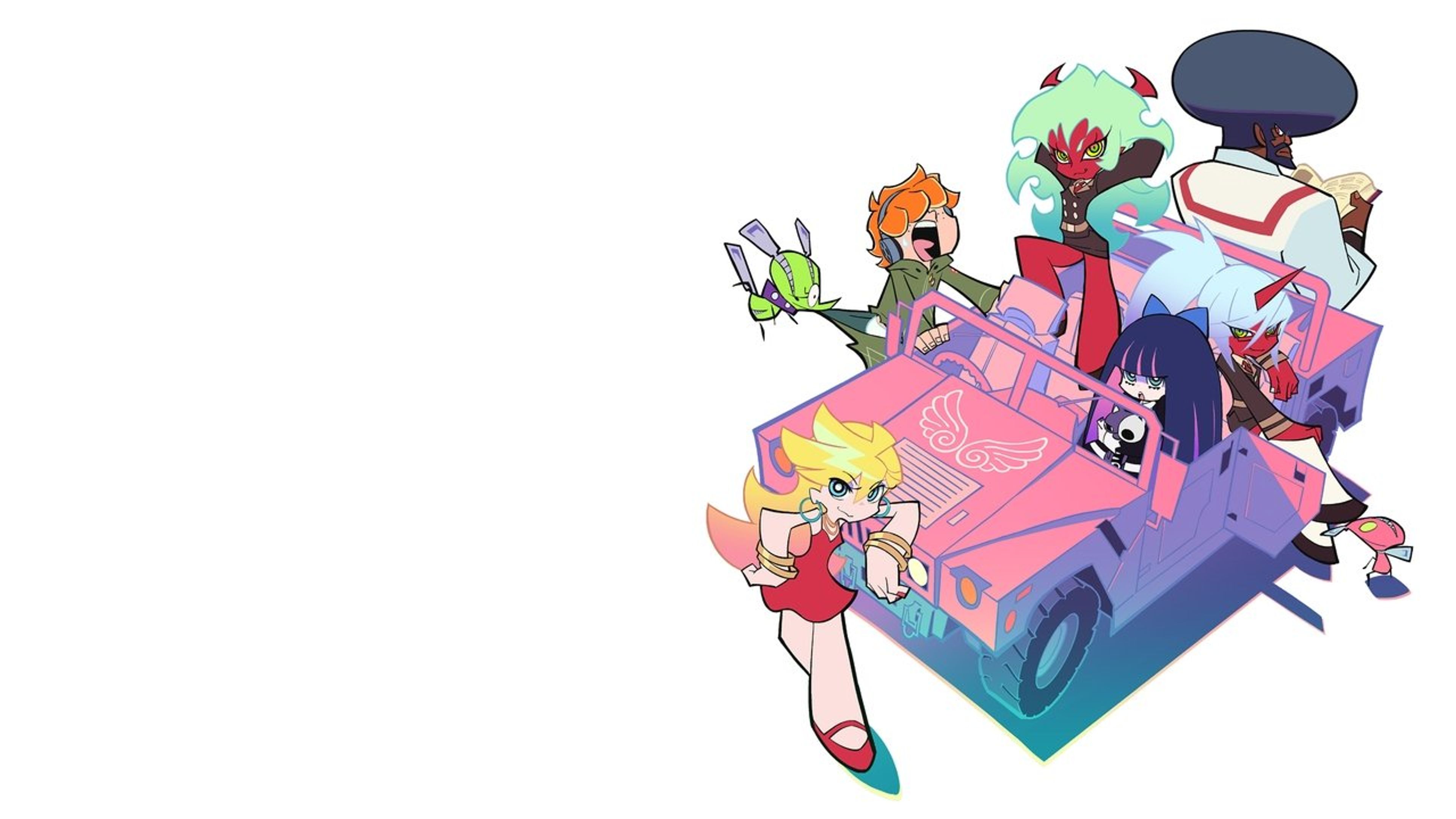 Backdrop of New PANTY & STOCKING with GARTERBELT