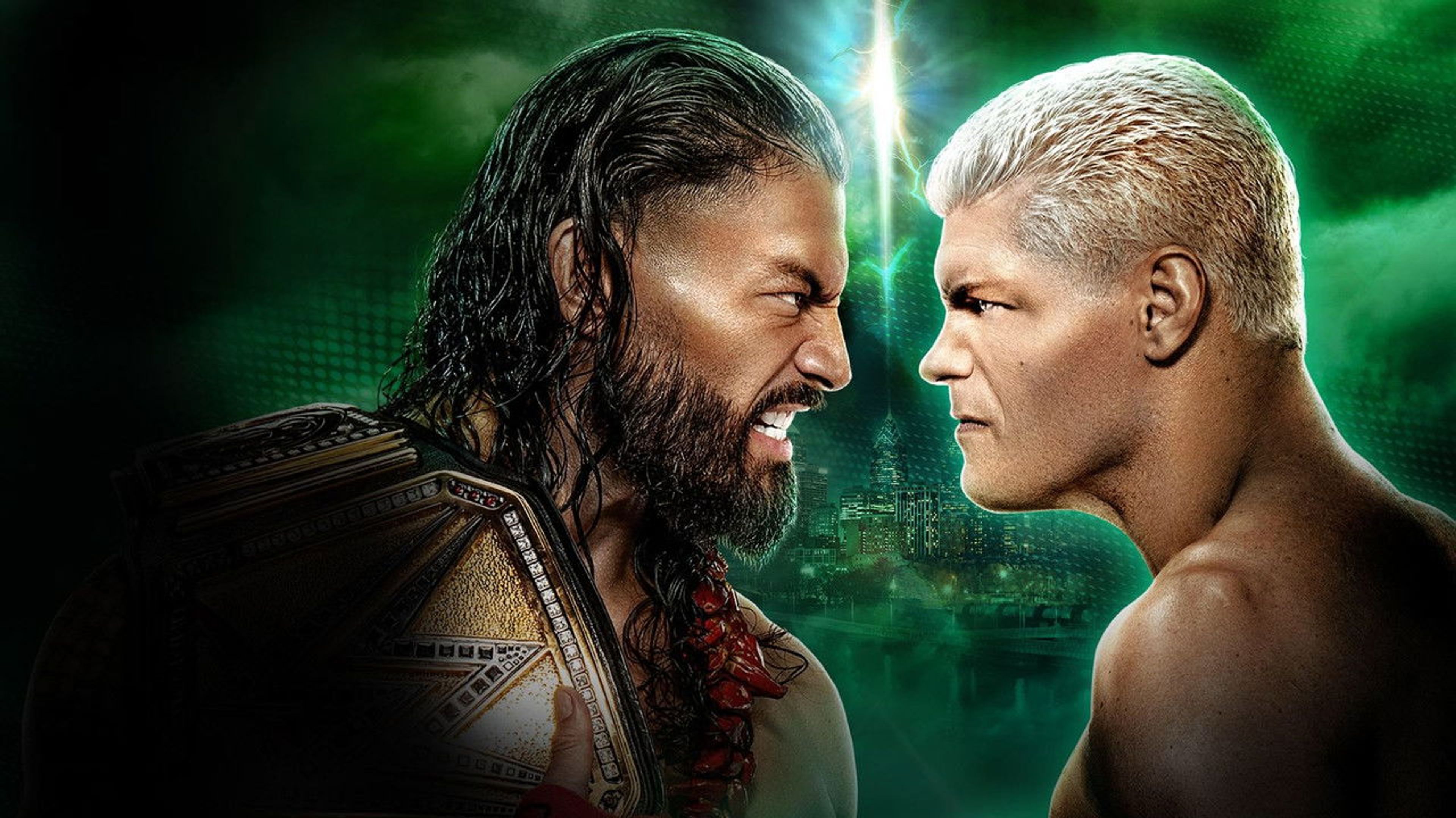 Backdrop of WrestleMania XL Sunday