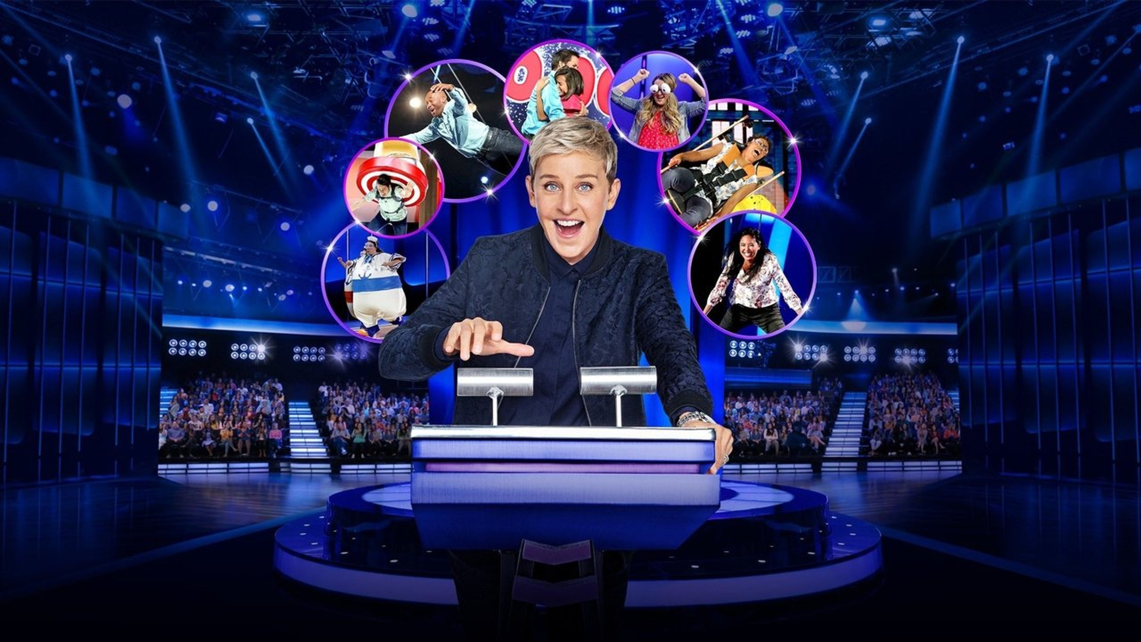 Backdrop of Ellen's Game of Games
