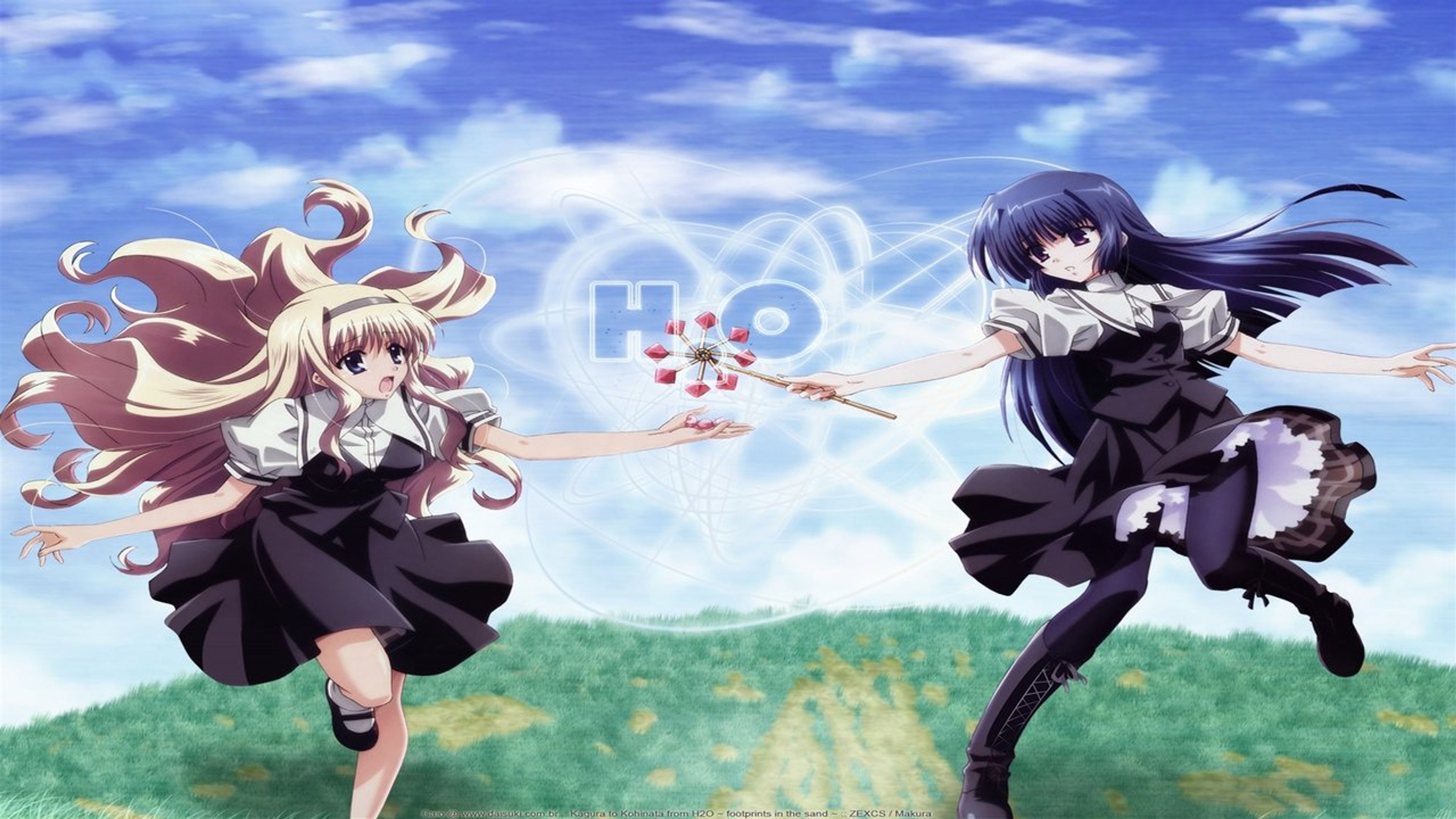 Backdrop of H2O: Footprints in the Sand