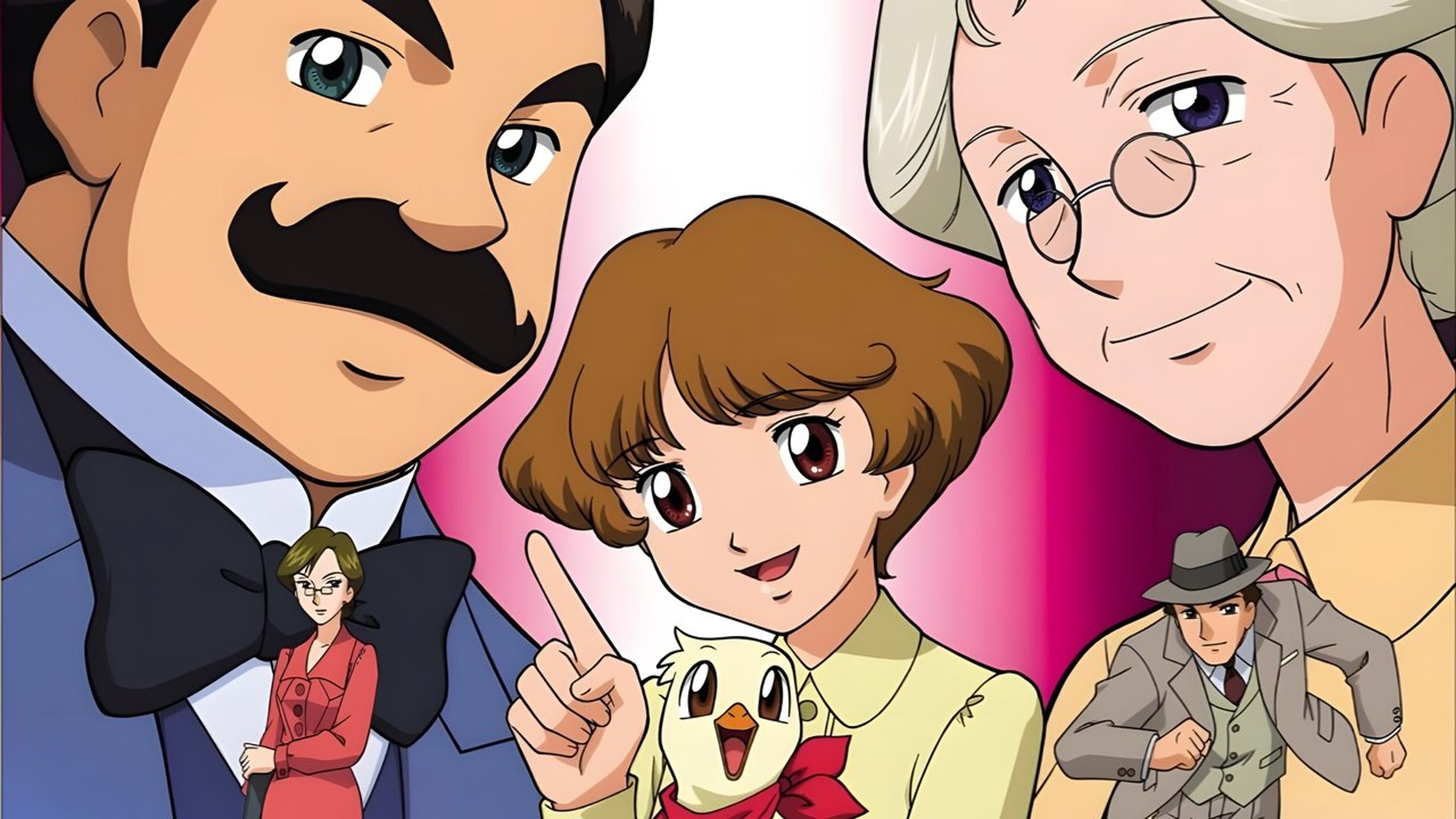 Backdrop of Agatha Christie's Great Detectives Poirot and Marple