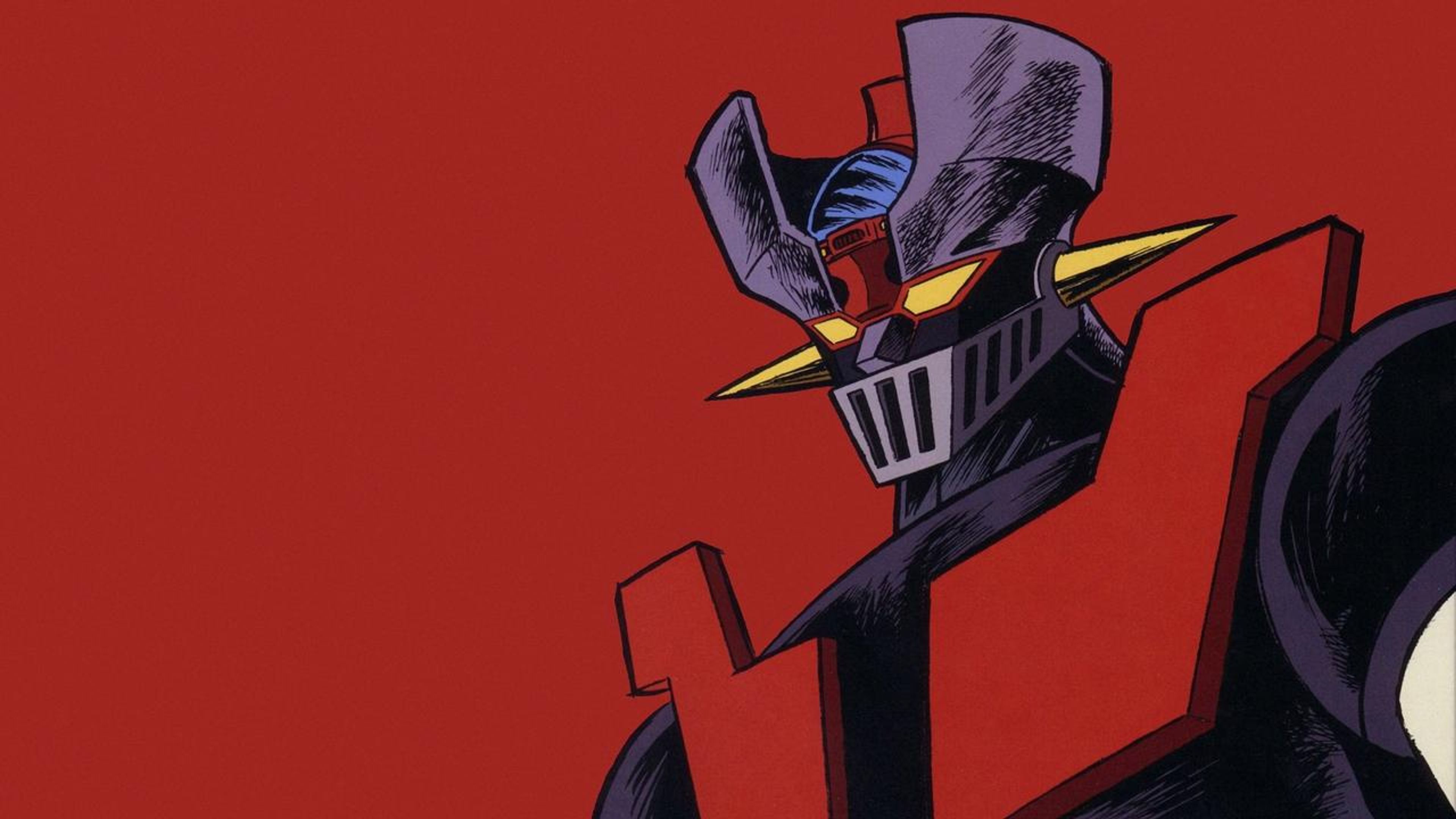 Backdrop of Mazinger Edition Z: The Impact!