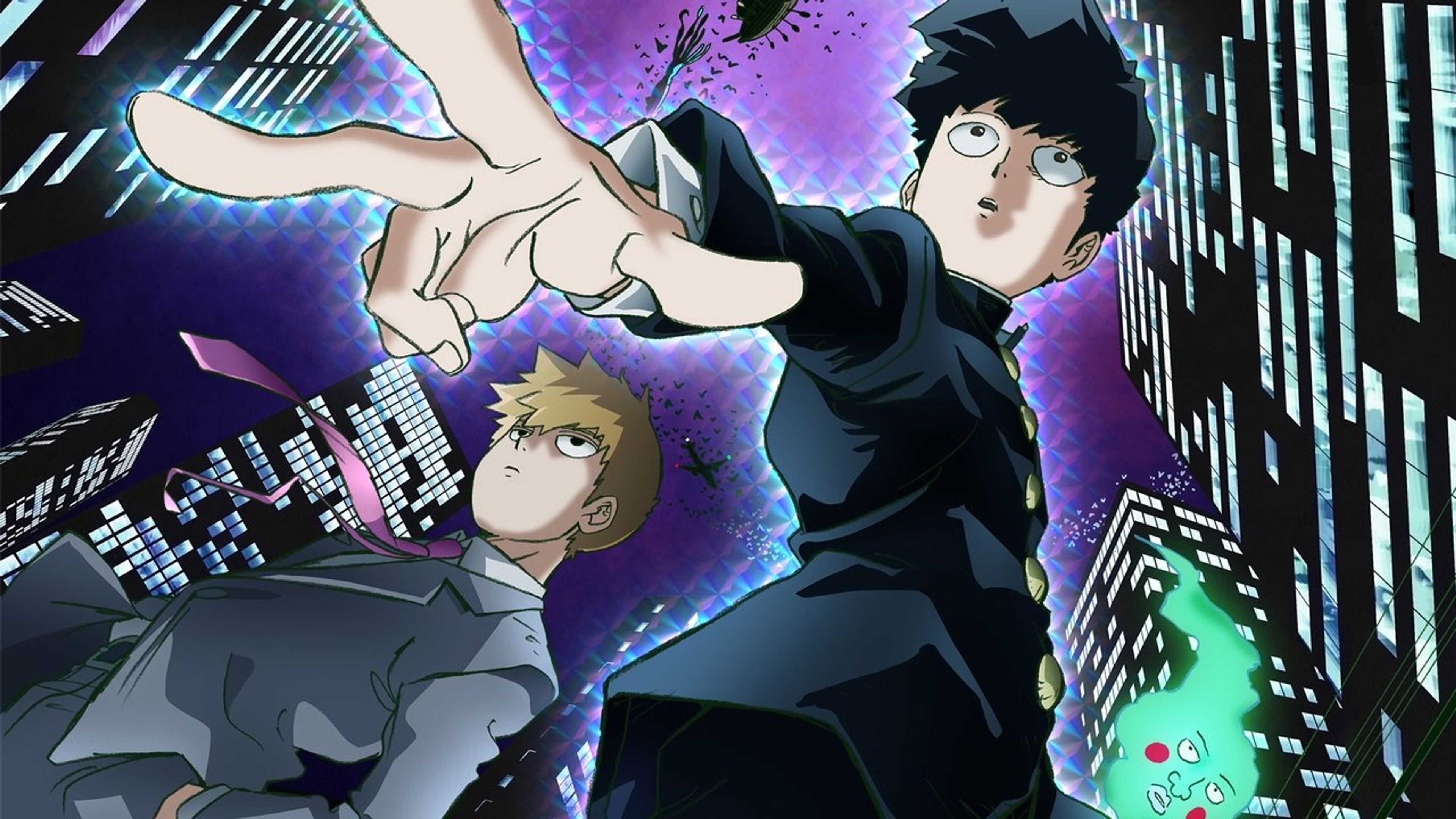 Backdrop of Mob Psycho 100