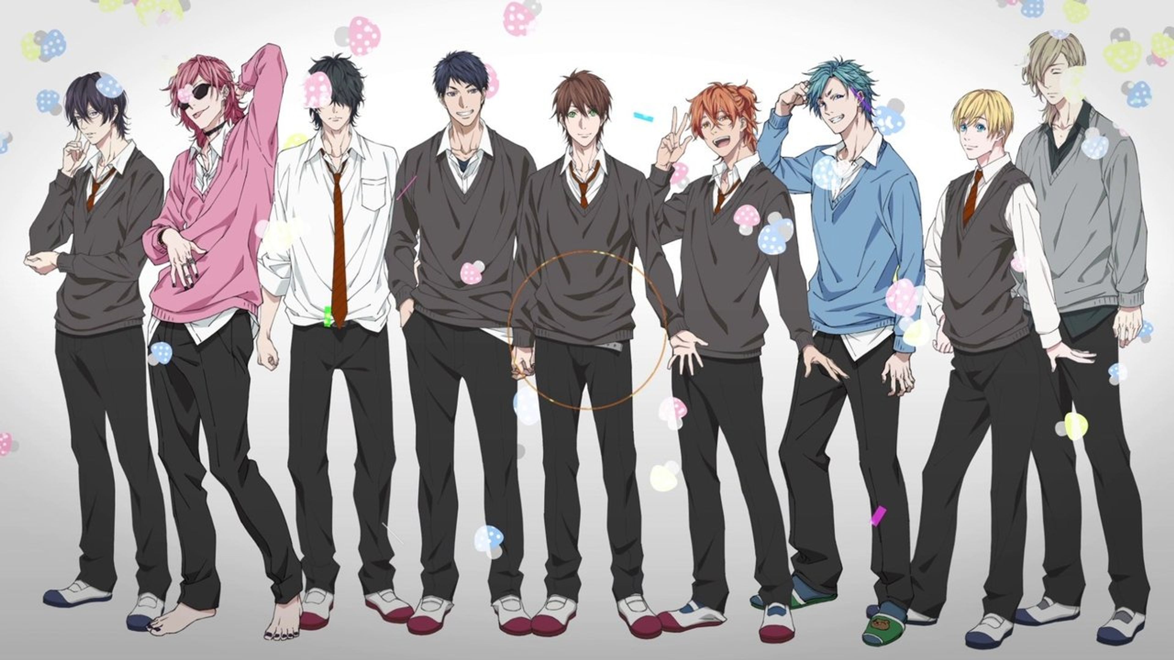 Backdrop of Yarichin Bitch Club