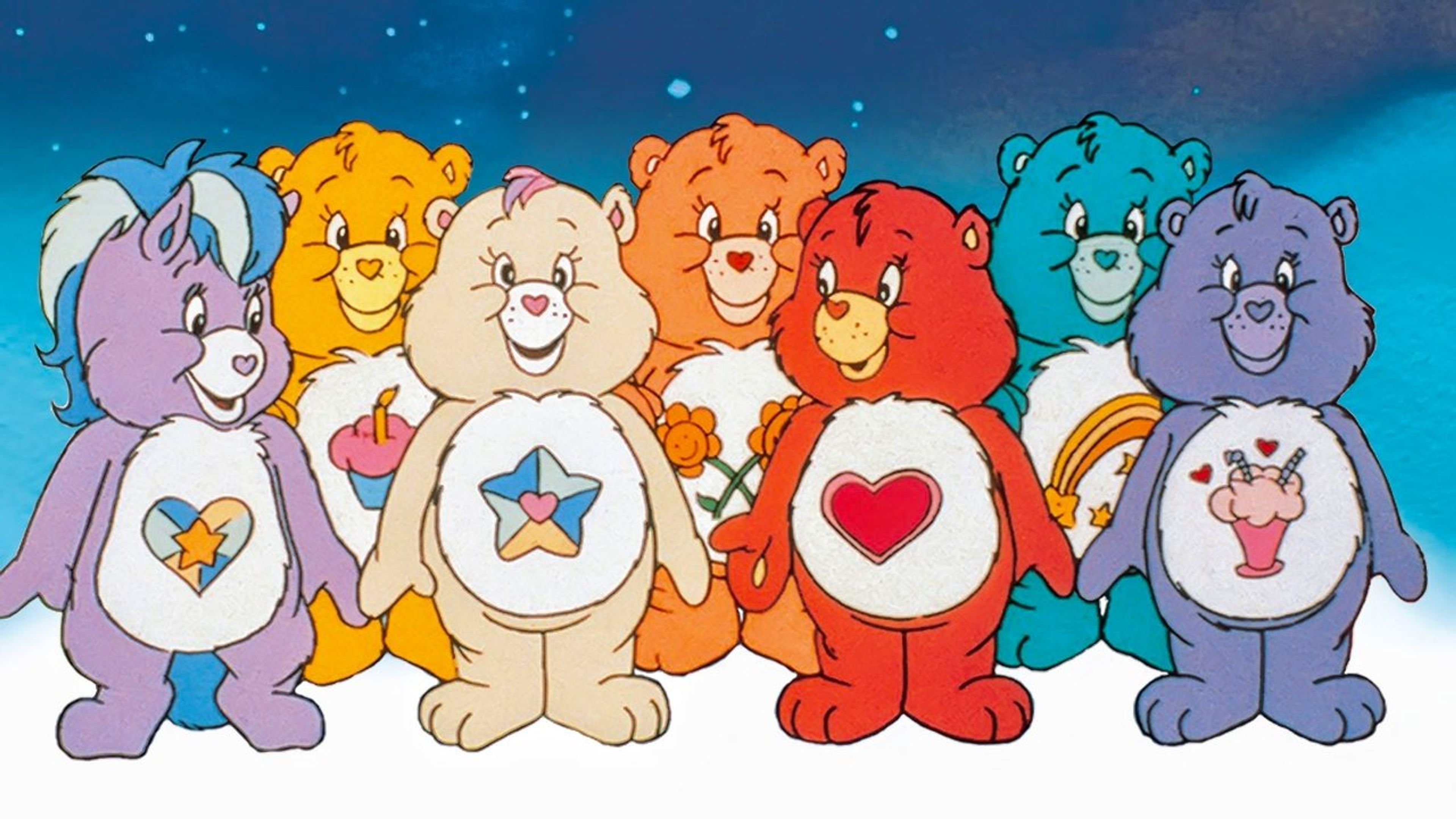 Backdrop of The Care Bears
