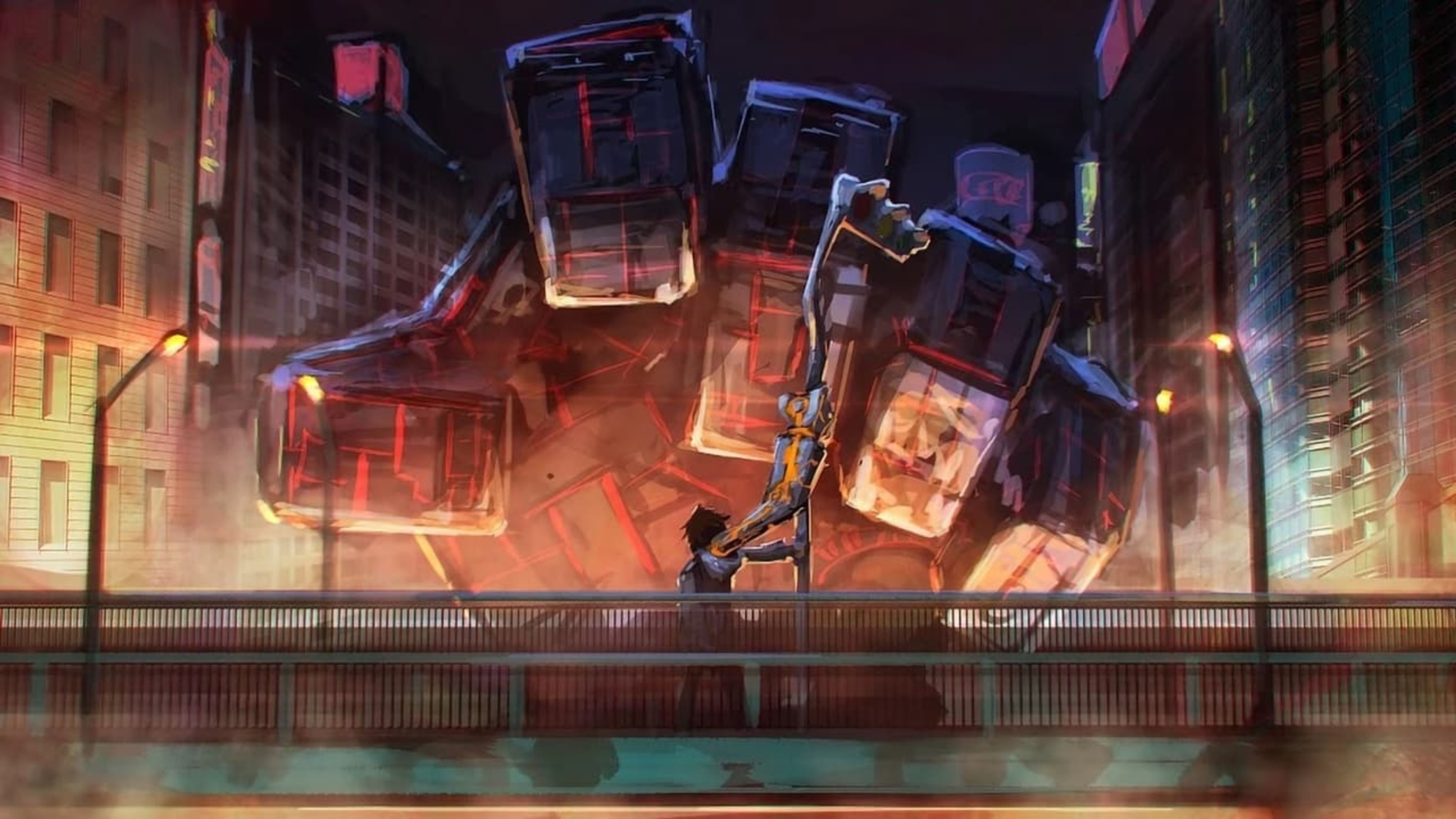 Backdrop of Mecha-Ude: Mechanical Arms