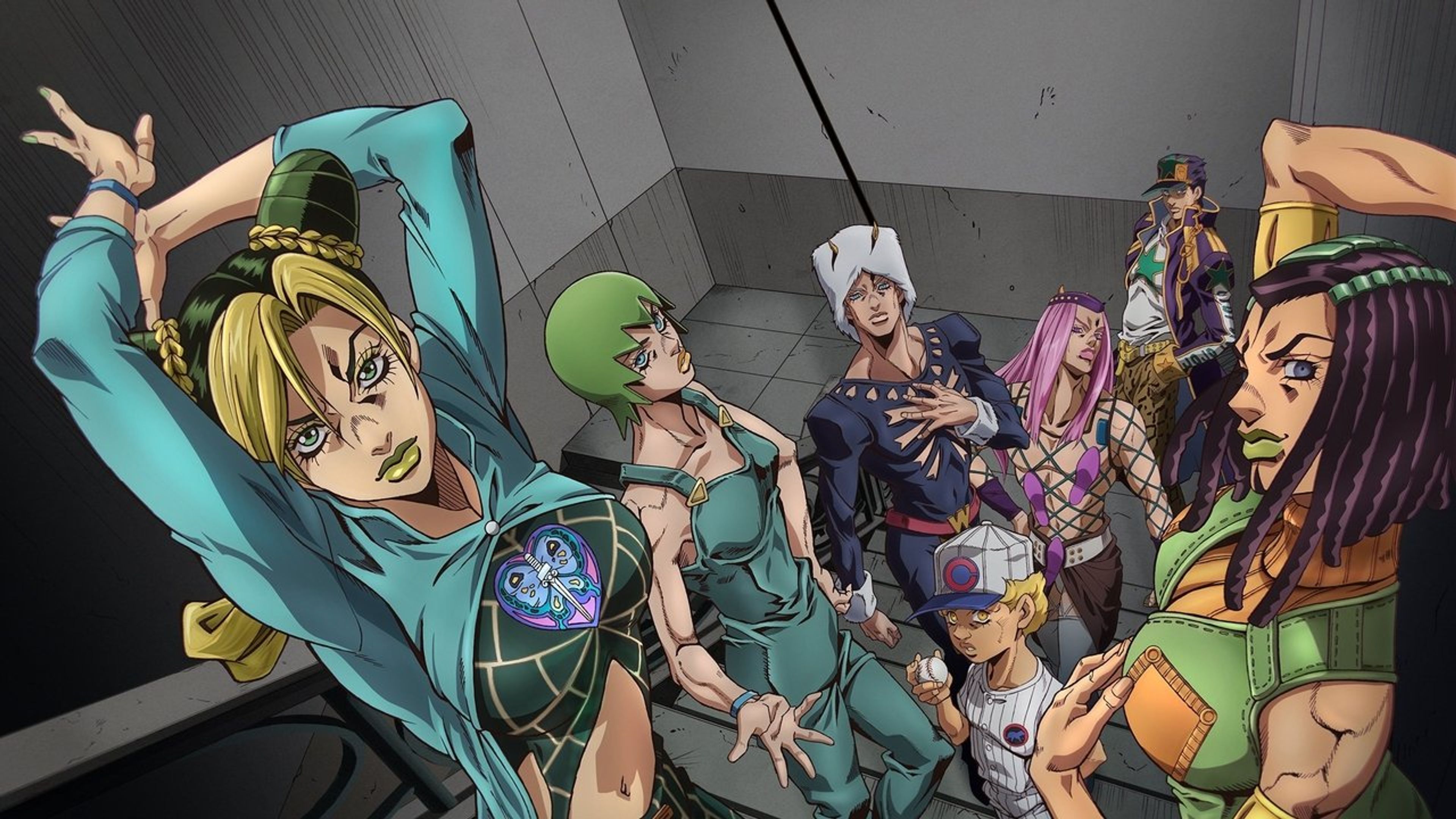 Backdrop of JoJo's Bizarre Adventure