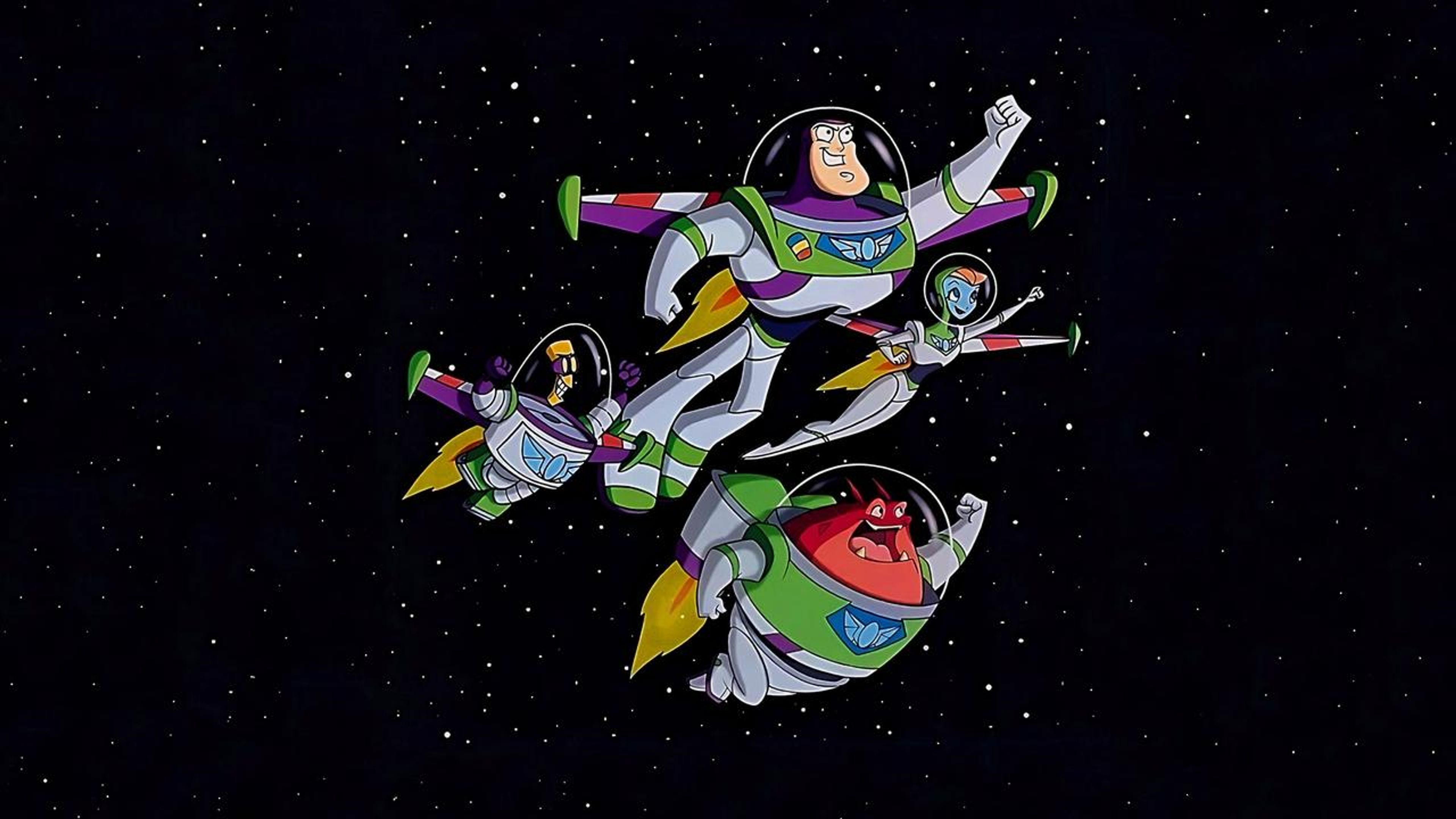 Backdrop of Buzz Lightyear of Star Command