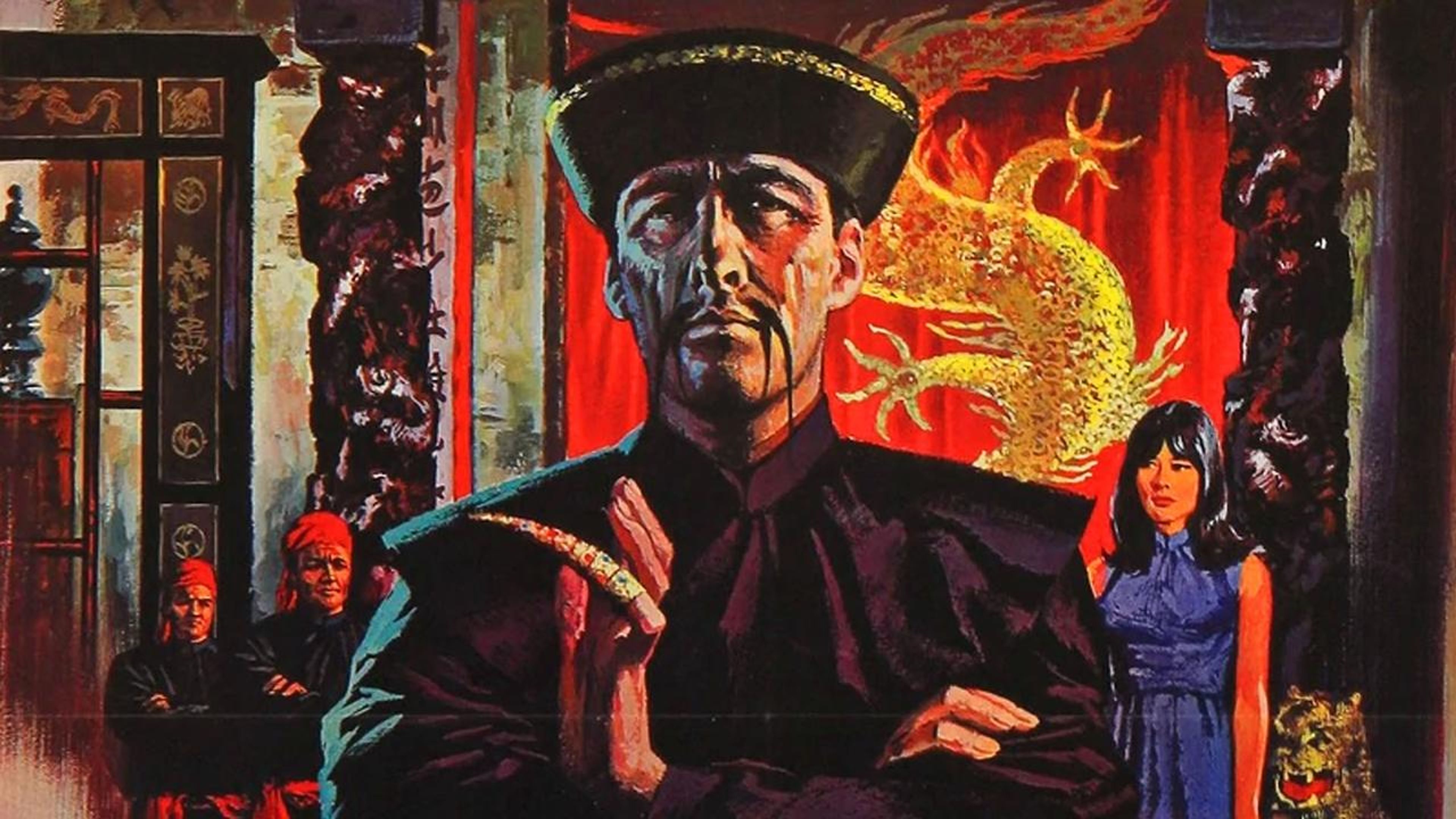 Backdrop of The Face of Fu Manchu