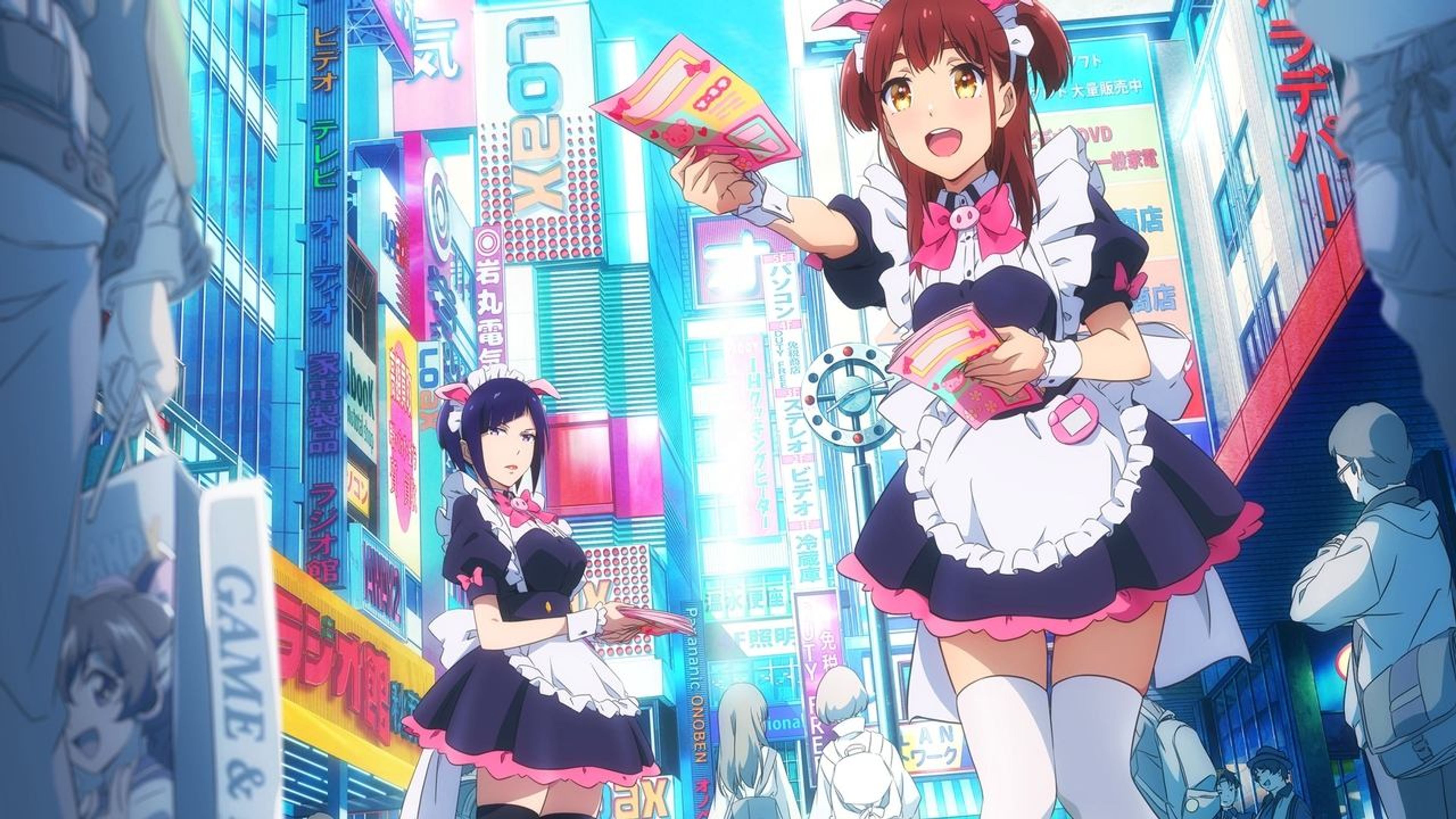 Backdrop of Akiba Maid War