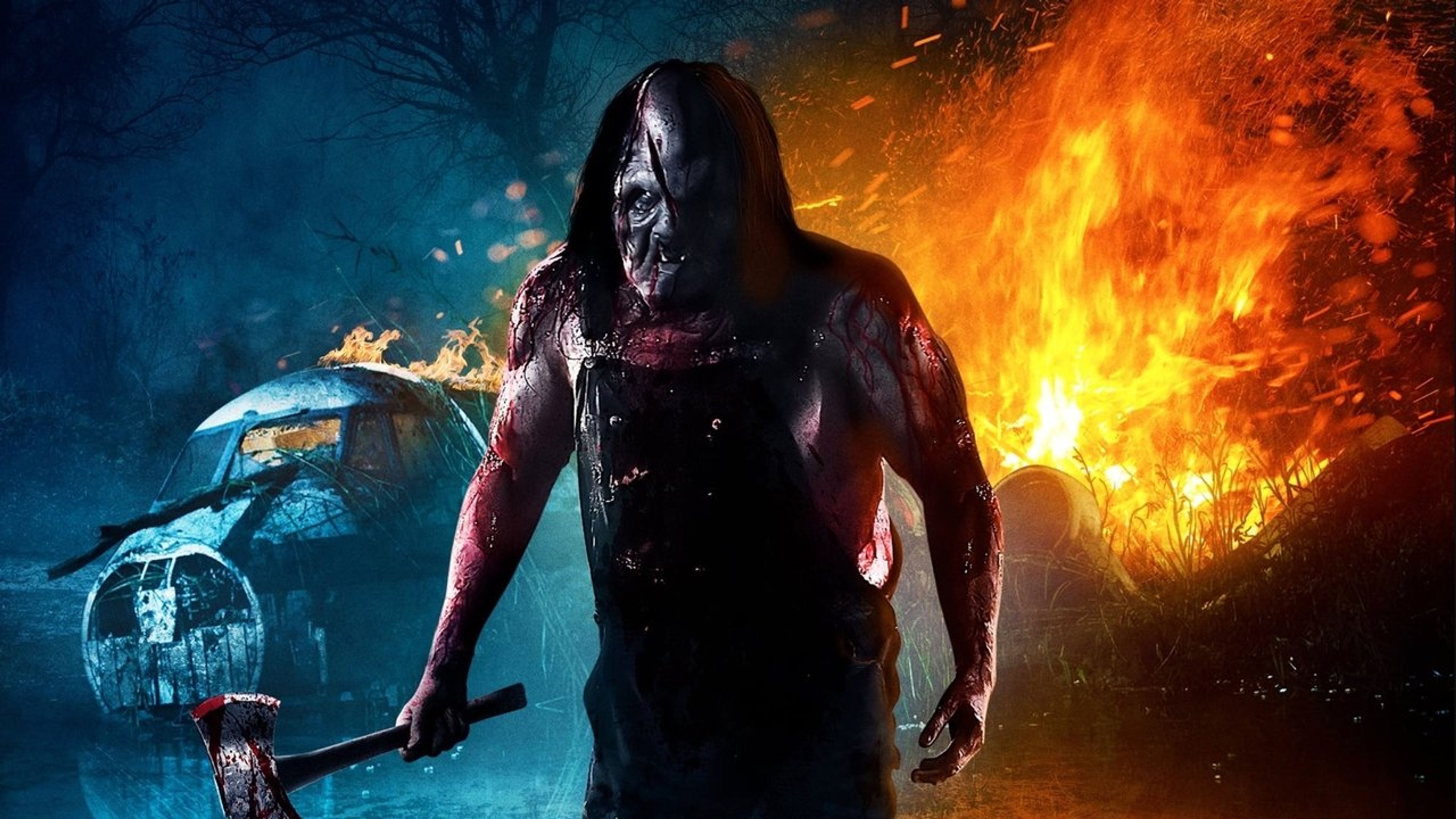 Backdrop of Victor Crowley