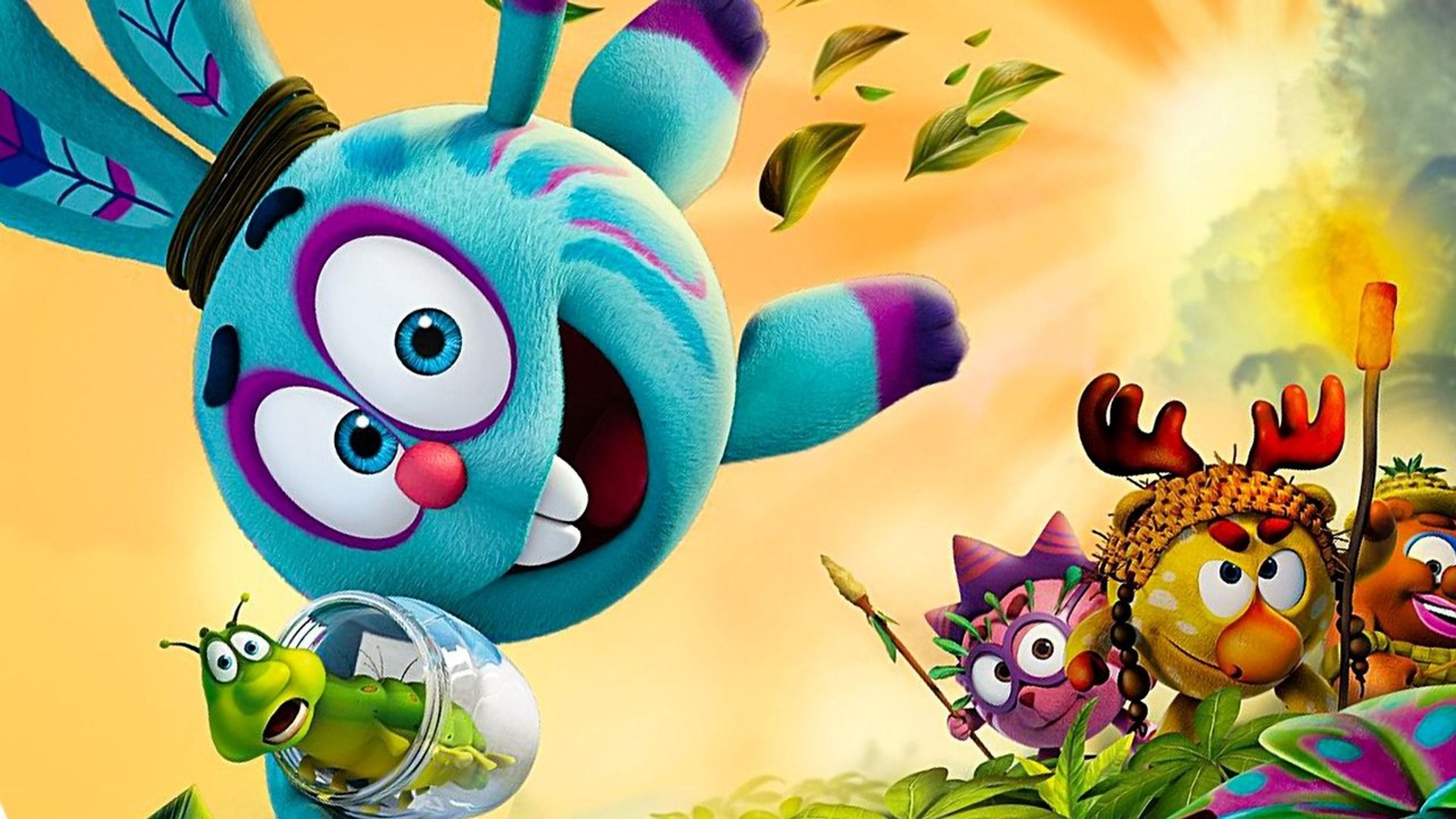 Backdrop of Kikoriki. Legend of the Golden Dragon