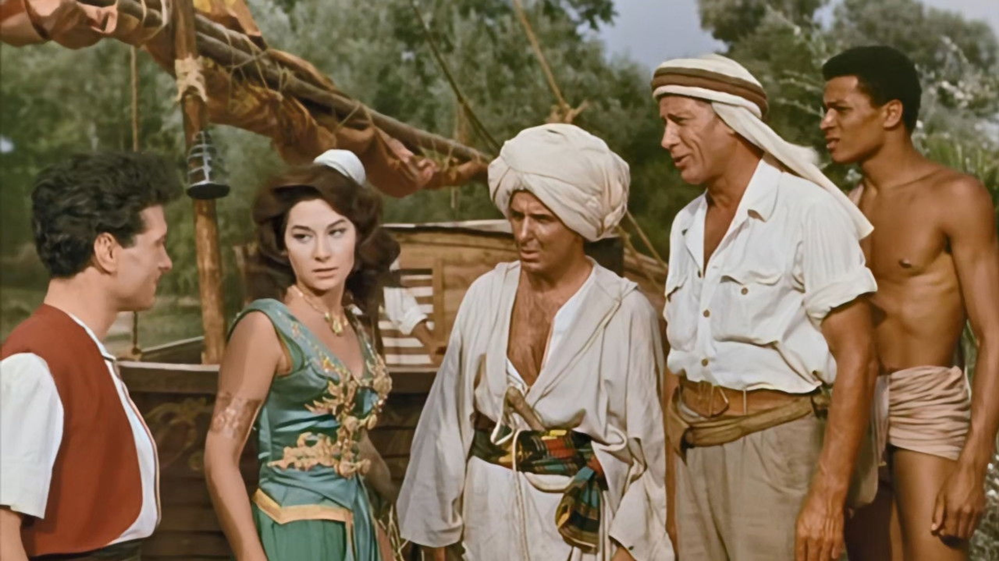 Backdrop of Die Sklavenkarawane