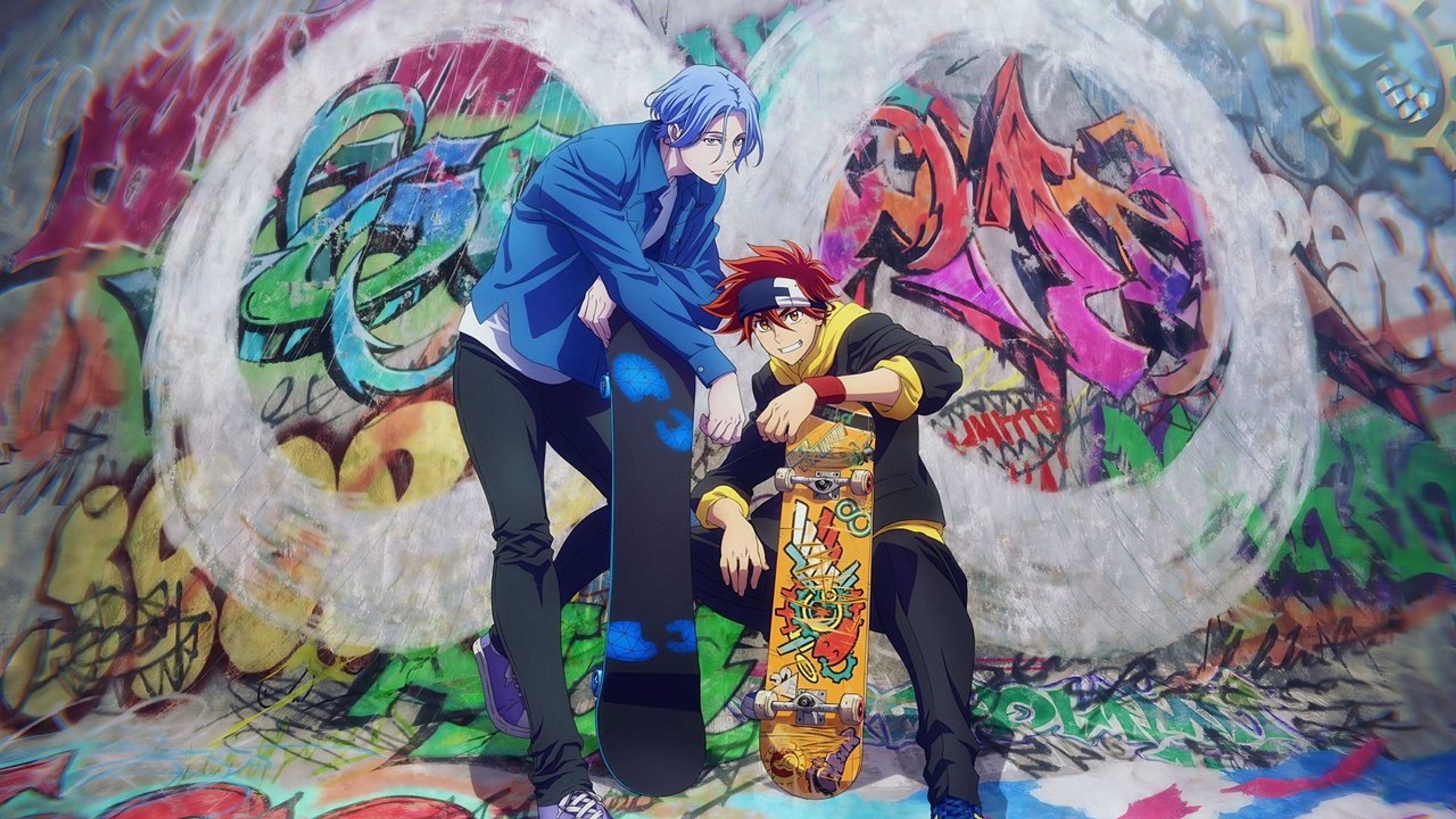 Backdrop of SK8 the Infinity