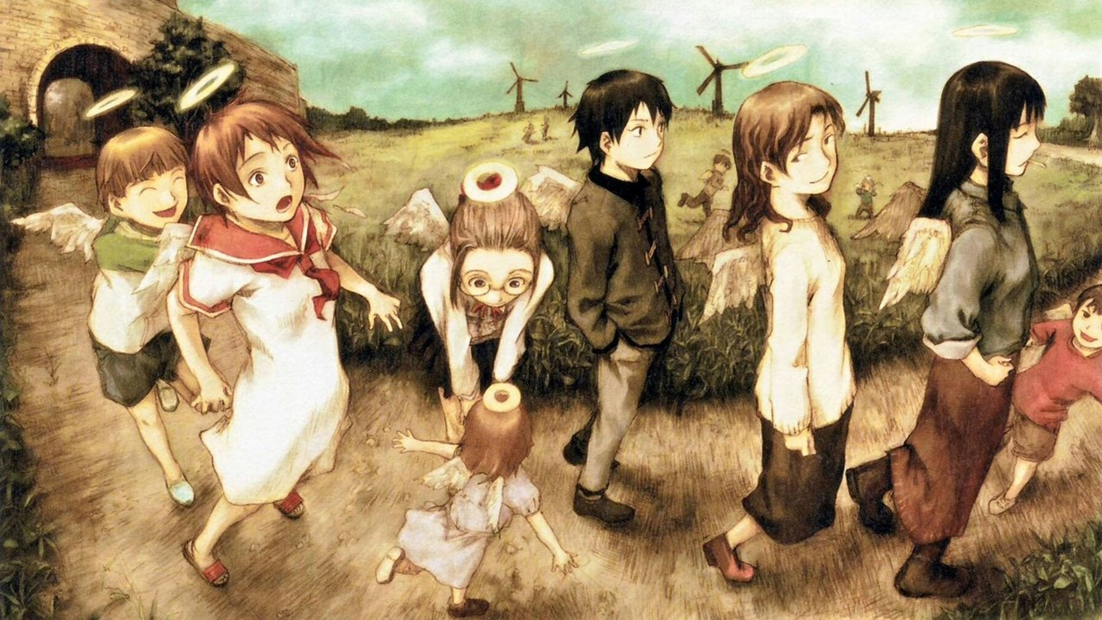 Backdrop of Haibane Renmei