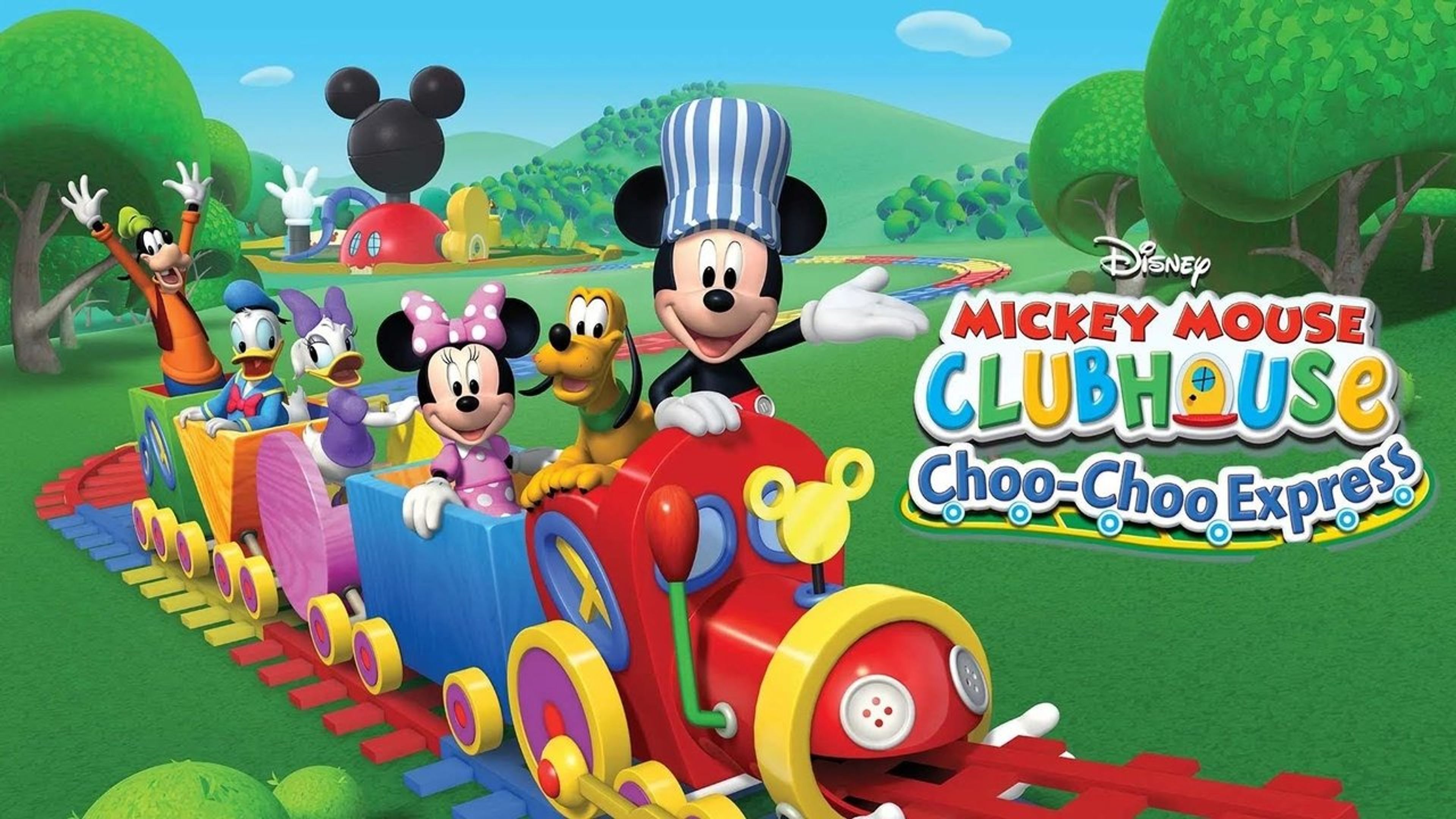 Backdrop of Mickey Mouse Clubhouse: Choo-Choo Express