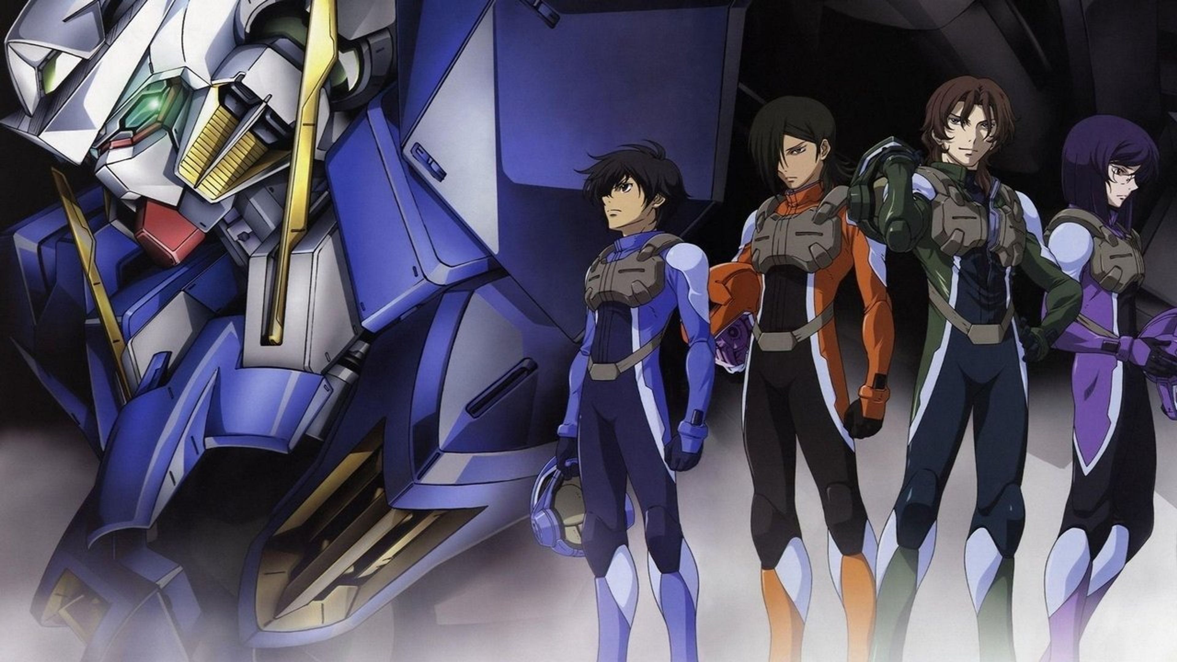Backdrop of Mobile Suit Gundam 00