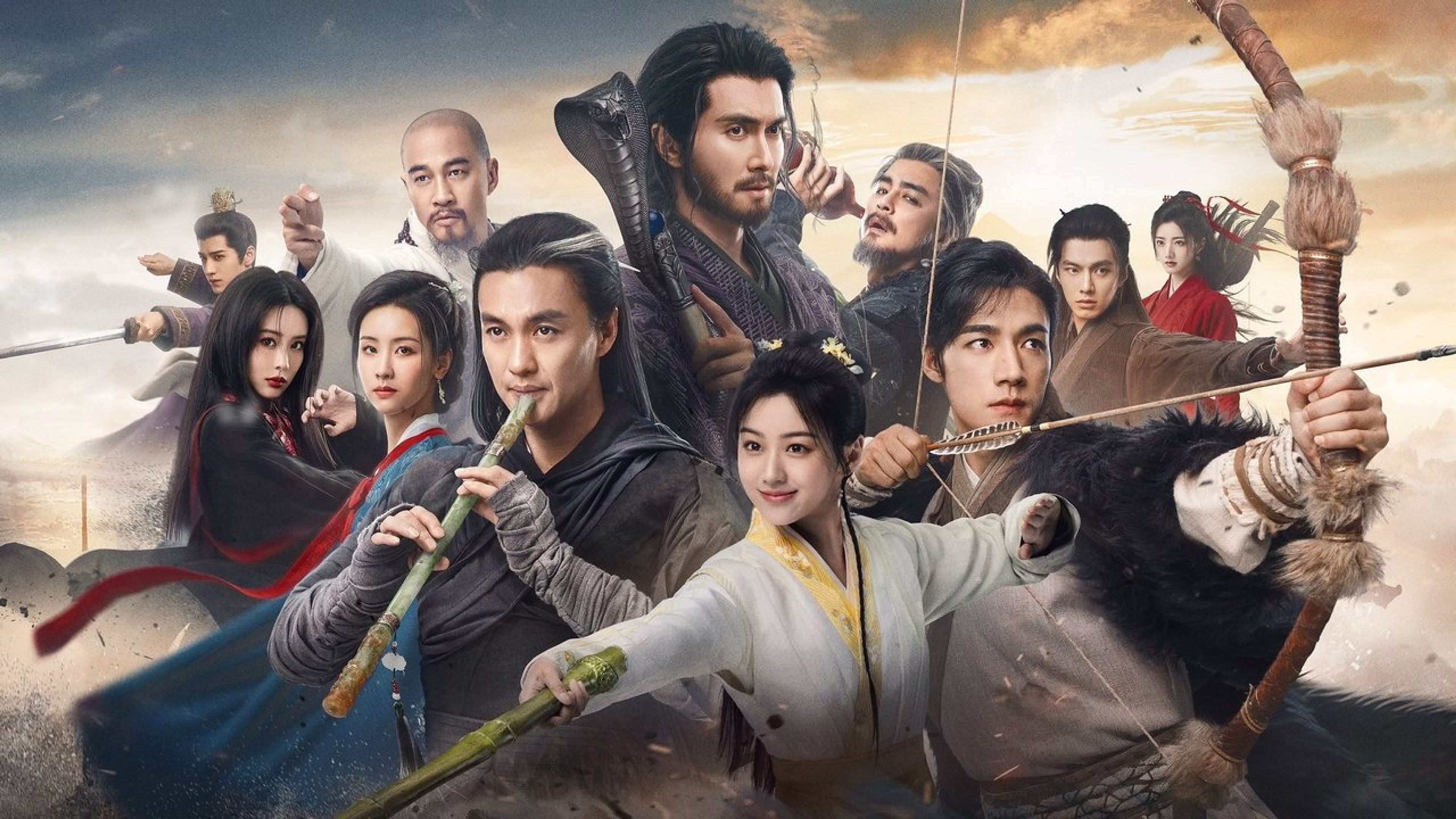 Backdrop of Duel on Mount Hua